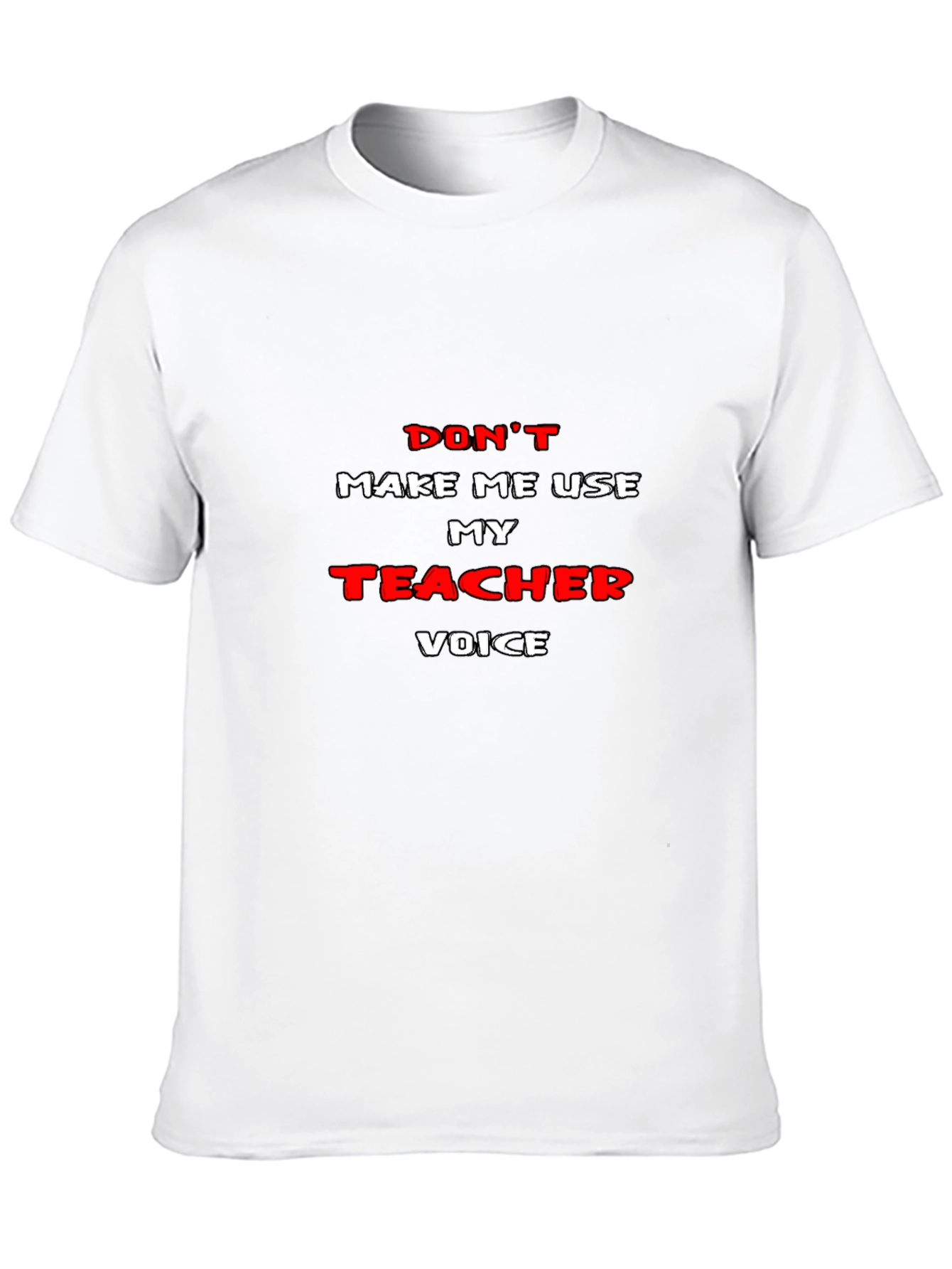 Teacher Voice Graphic T-Shirt - Black