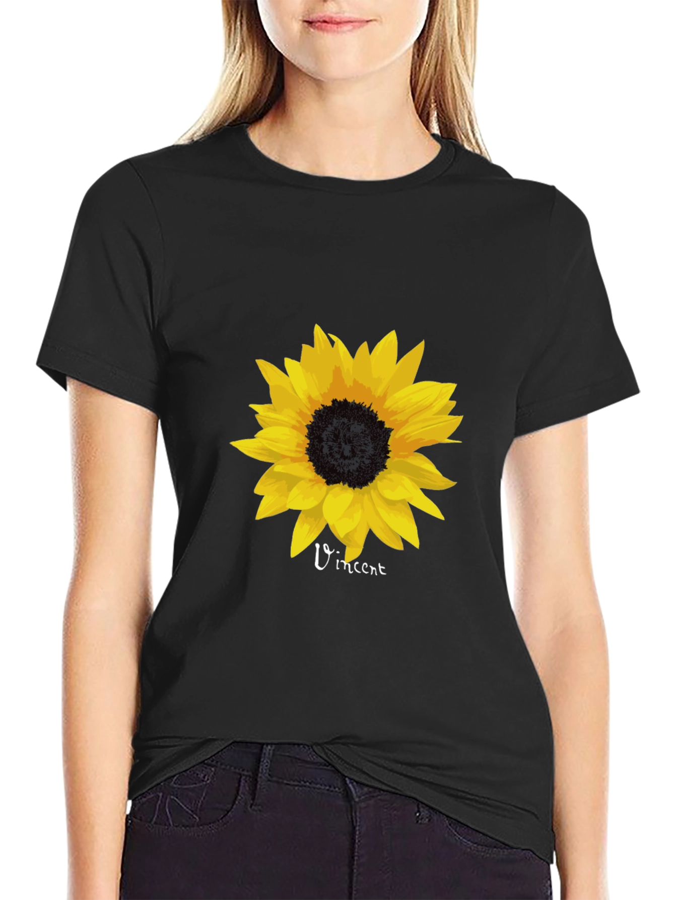 Sunflower Vincent Black Graphic Tee