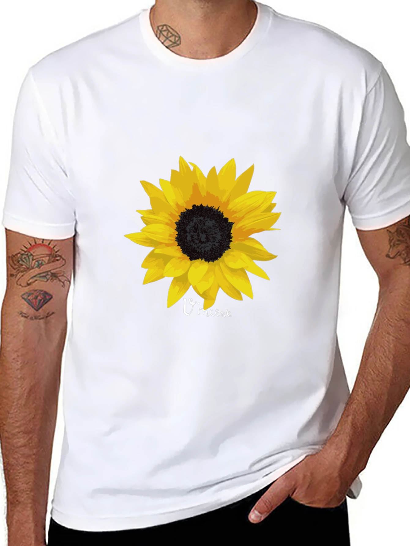 Sunflower Vincent Black Graphic Tee