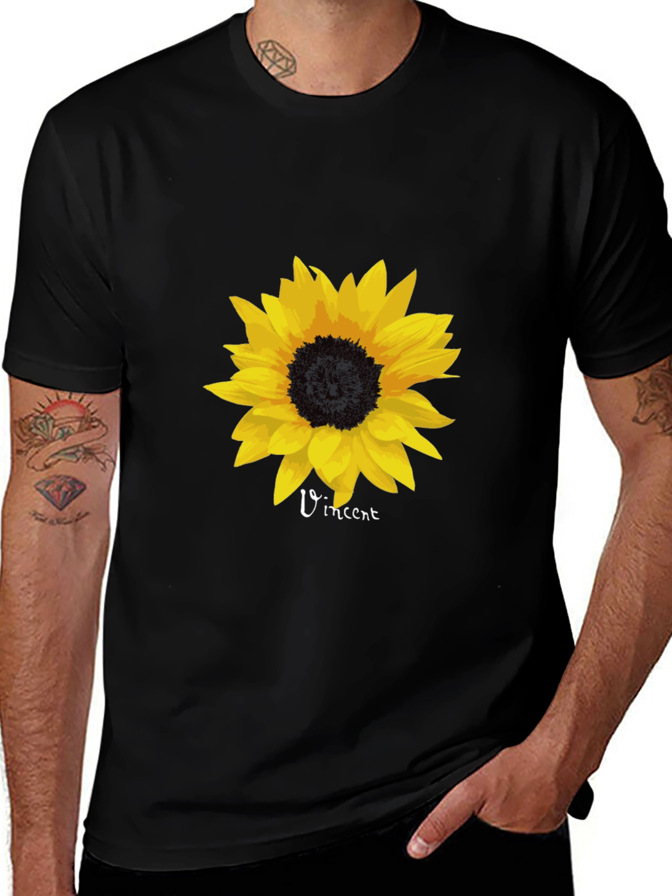 Sunflower Vincent Black Graphic Tee