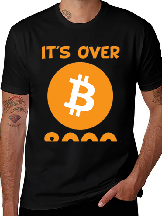 Its Over 9000 Bitcoin T-Shirt - Crypto HODL