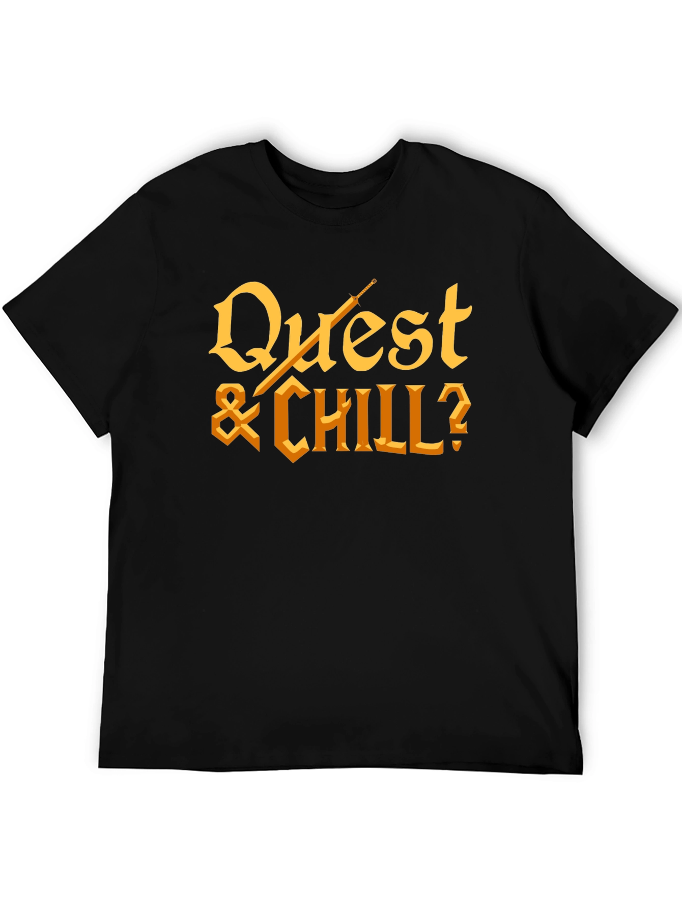 Quest & Chill Graphic T-Shirt - Gamer Tee