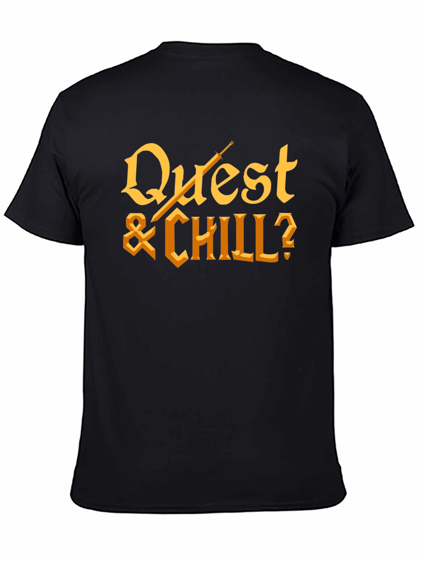 Quest & Chill Graphic T-Shirt - Gamer Tee