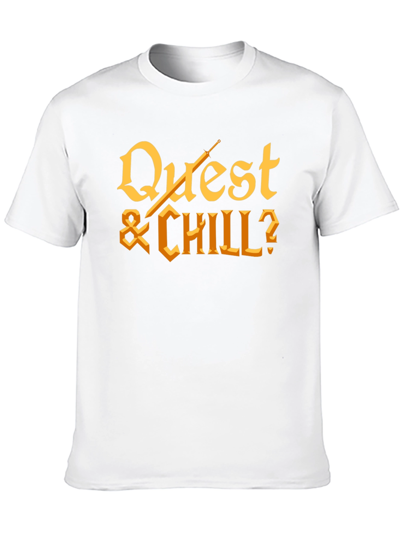 Quest & Chill Graphic T-Shirt - Gamer Tee