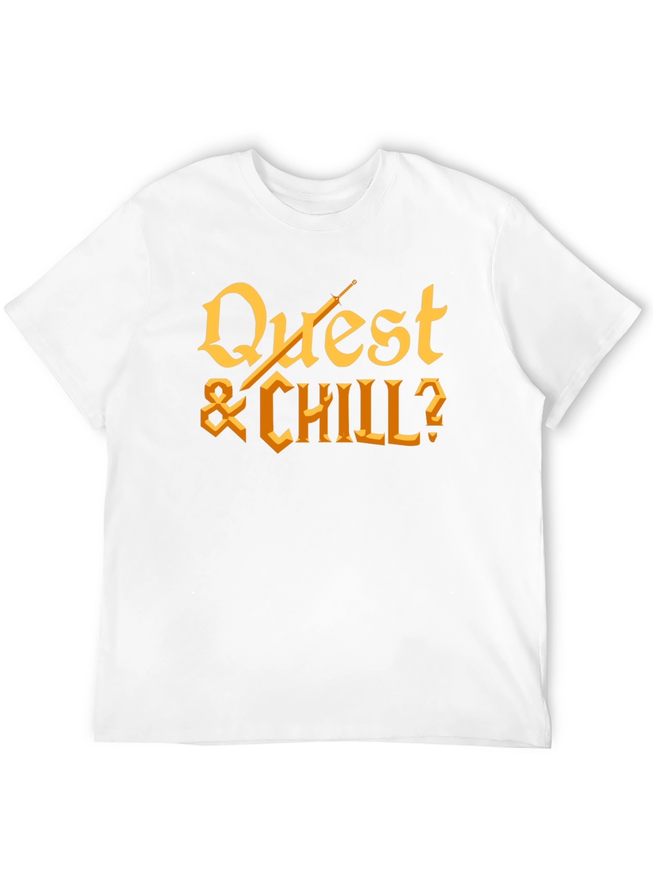 Quest & Chill Graphic T-Shirt - Gamer Tee