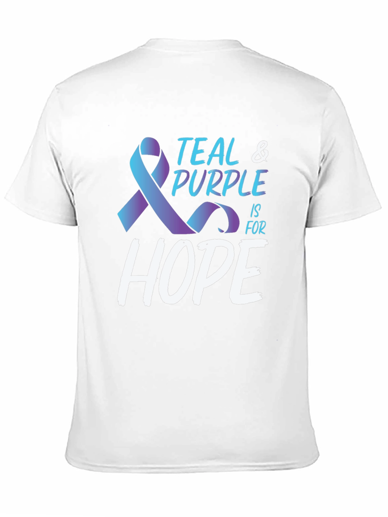 Teal & Purple Hope Awareness T-Shirt