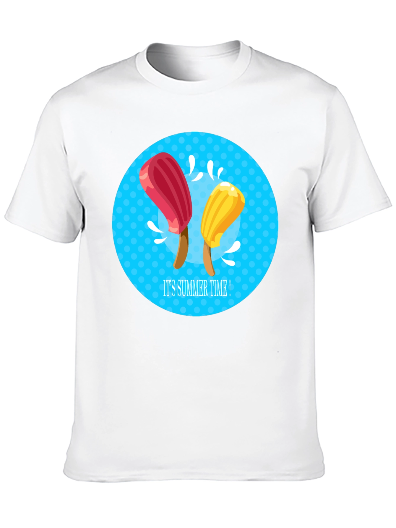 Its Summer Time Black Graphic Tee
