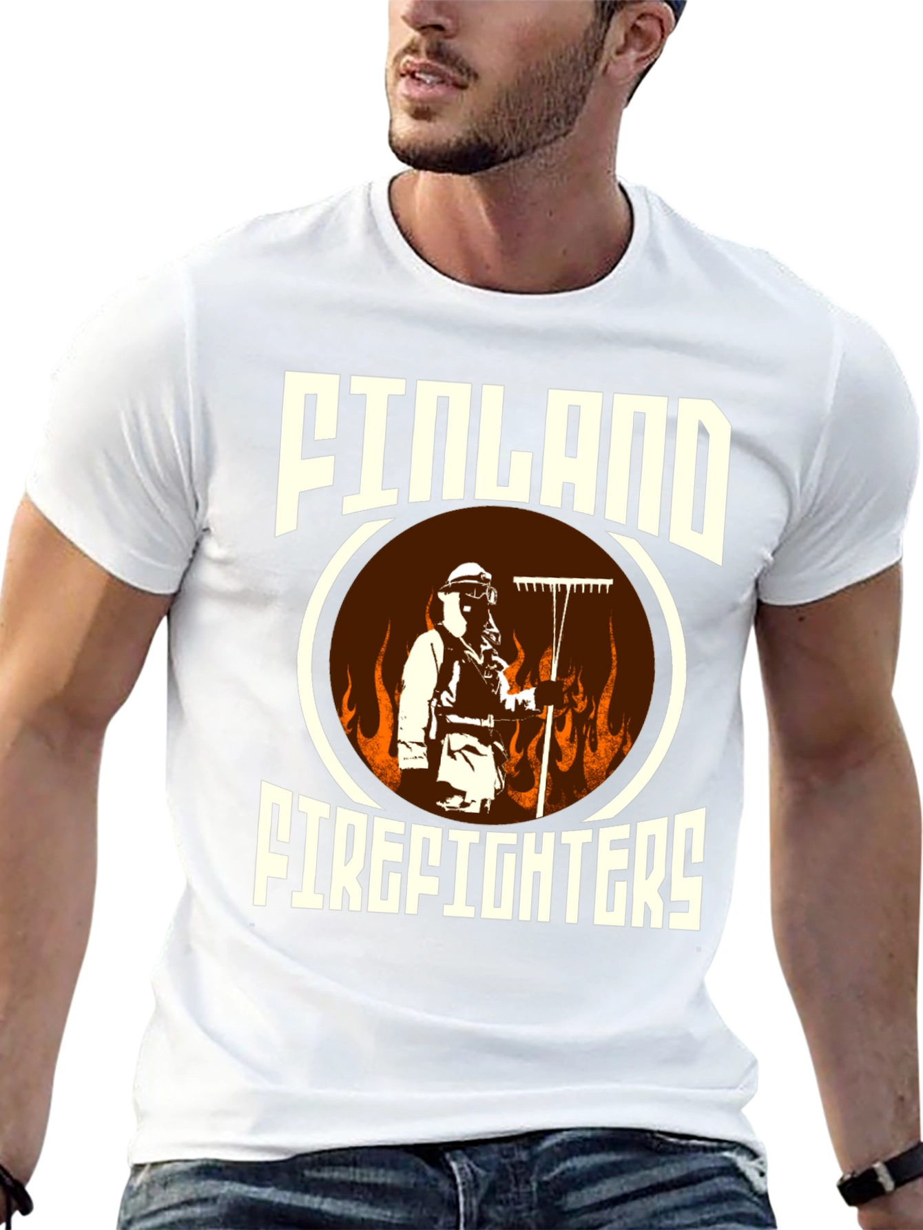 Finland Firefighters T-Shirt Graphic Tee