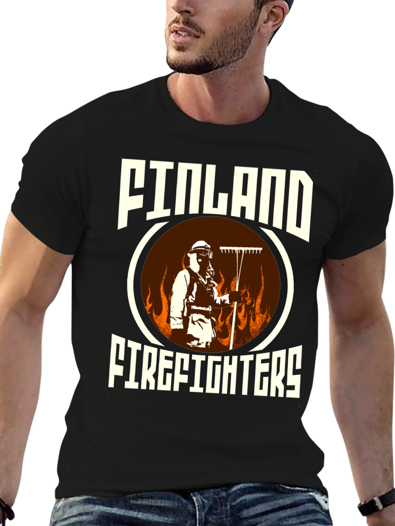 Finland Firefighters T-Shirt Graphic Tee