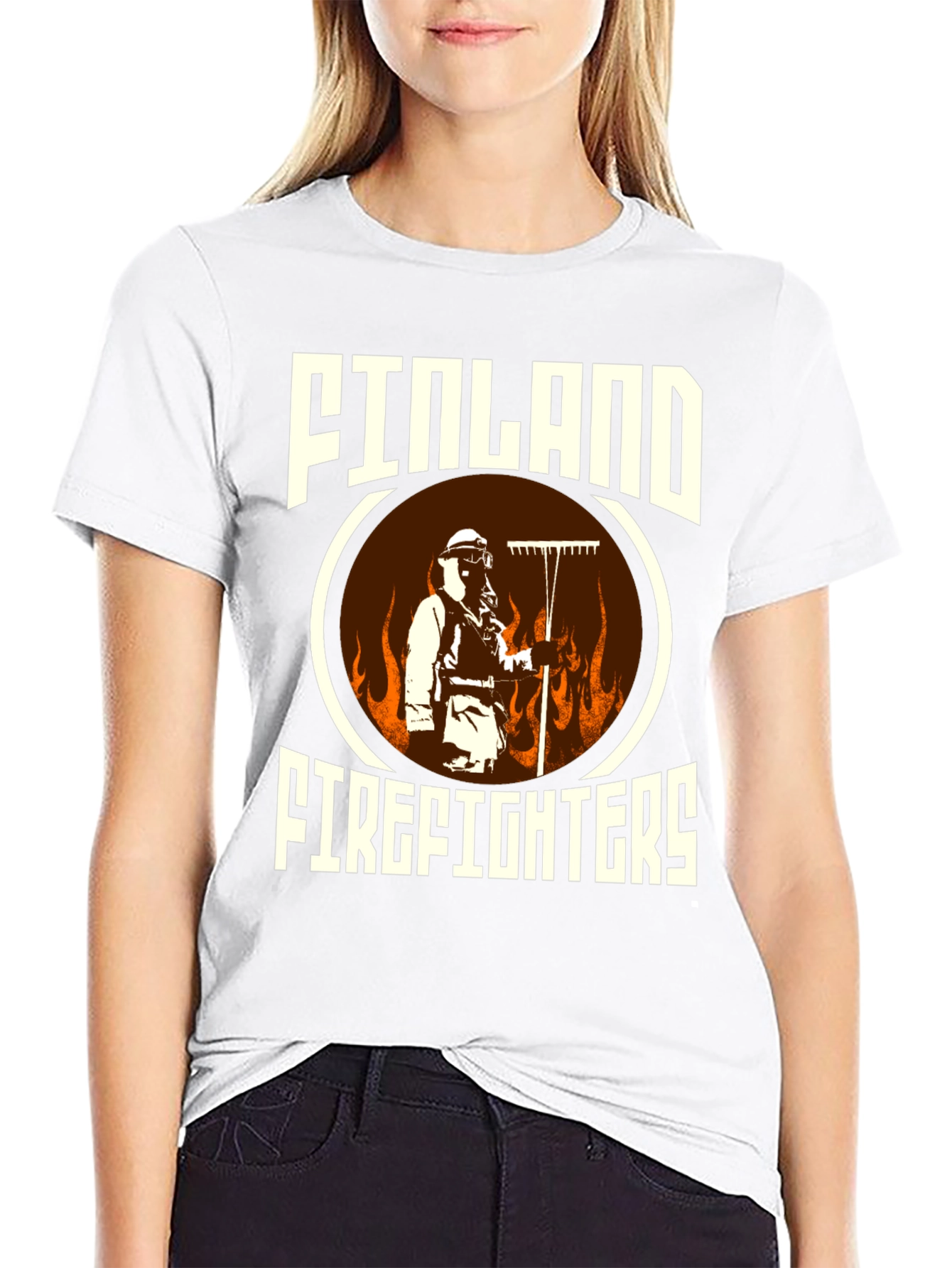 Finland Firefighters T-Shirt Graphic Tee