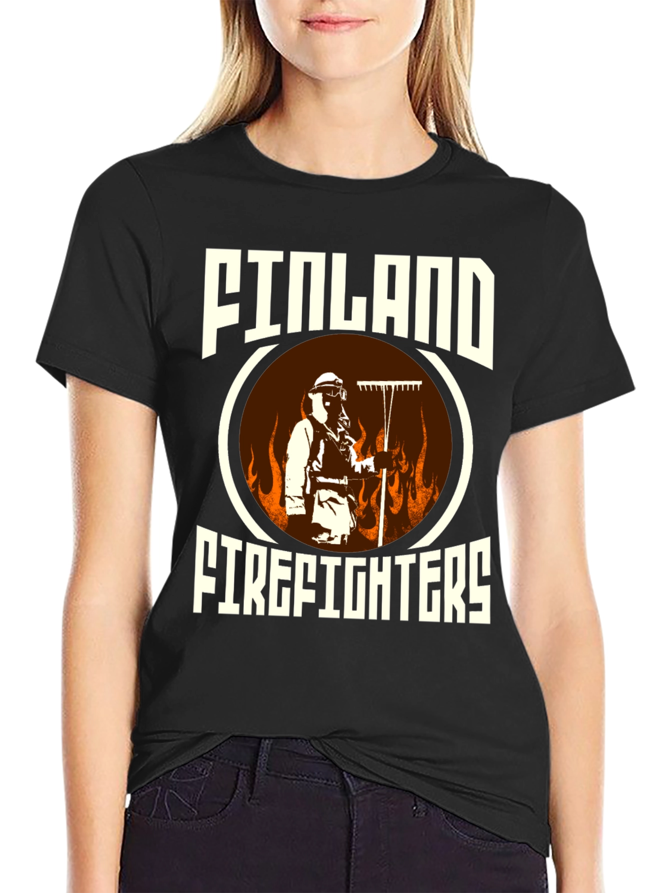 Finland Firefighters T-Shirt Graphic Tee