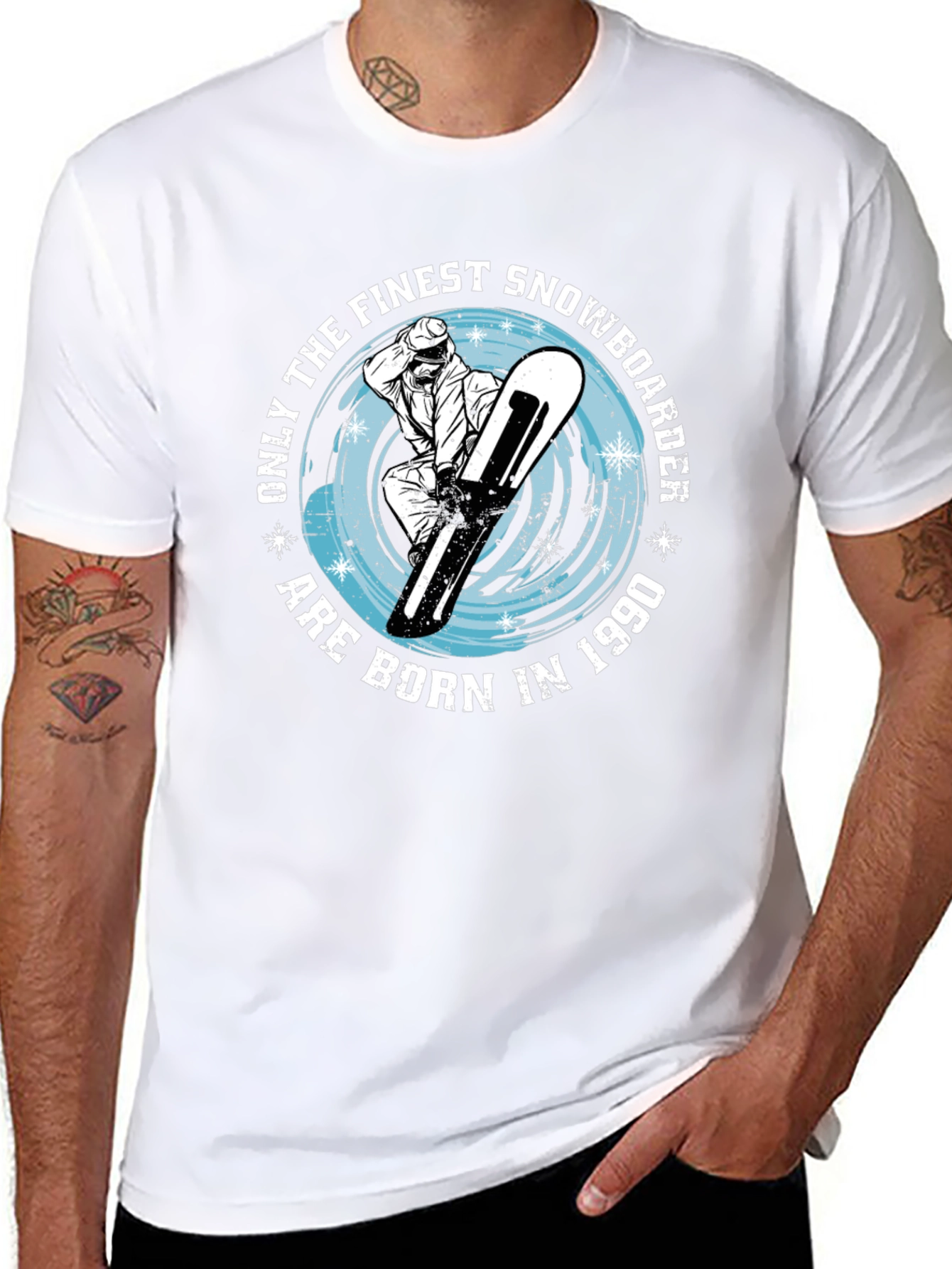 Finest Snowboarder Born in 1990 T-Shirt