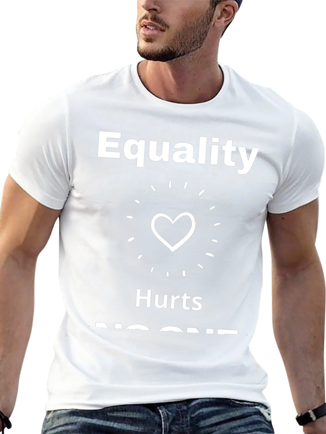 Equality Hurts No One Black T-Shirt