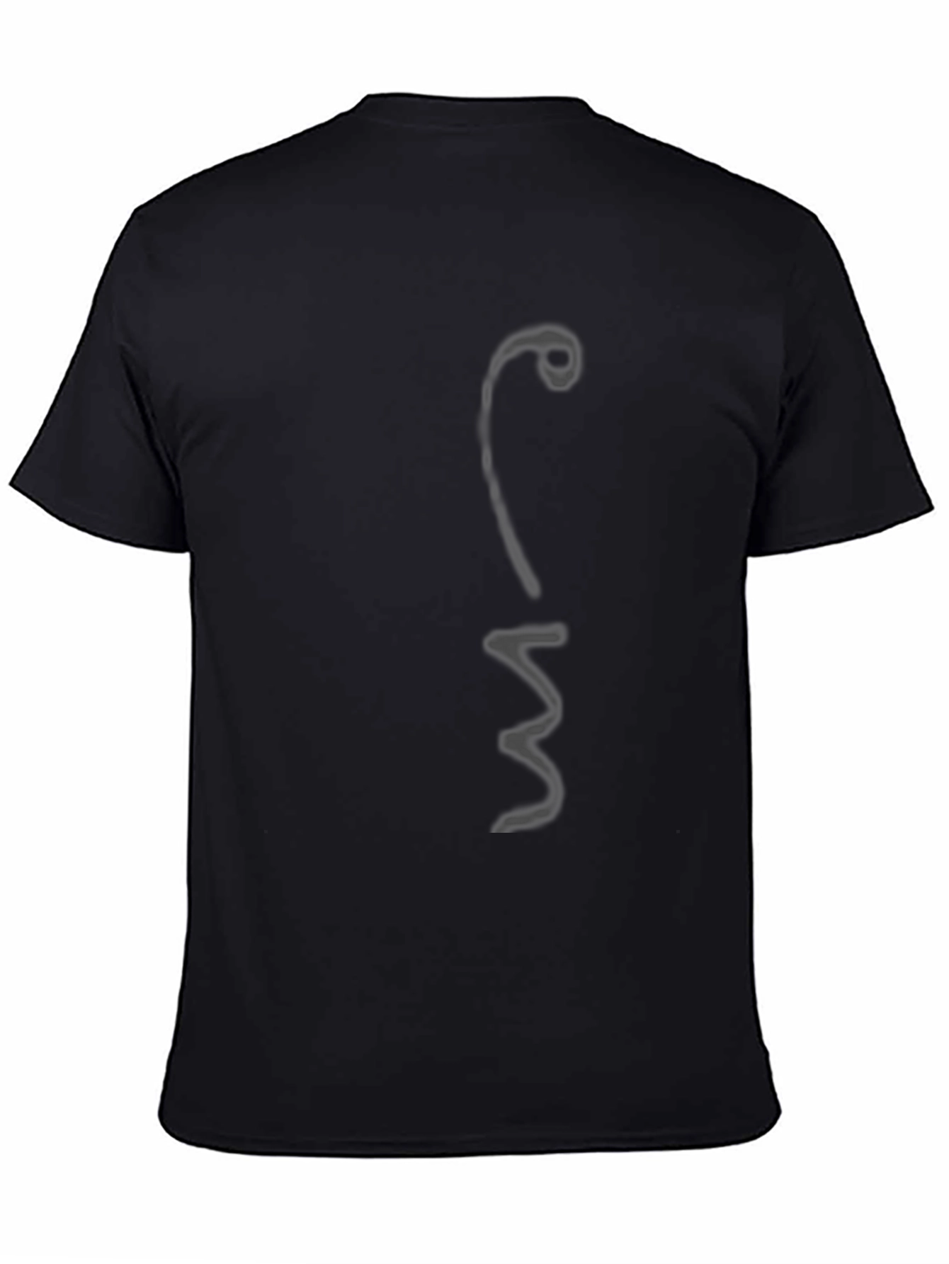 Unique Design Black Tee
