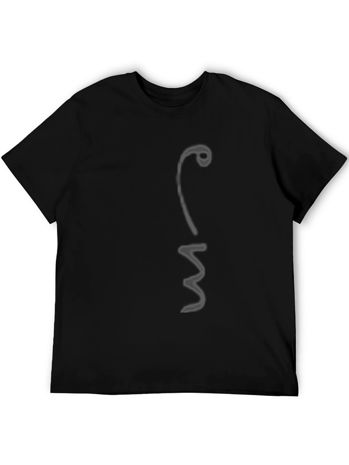 Unique Design Black Tee