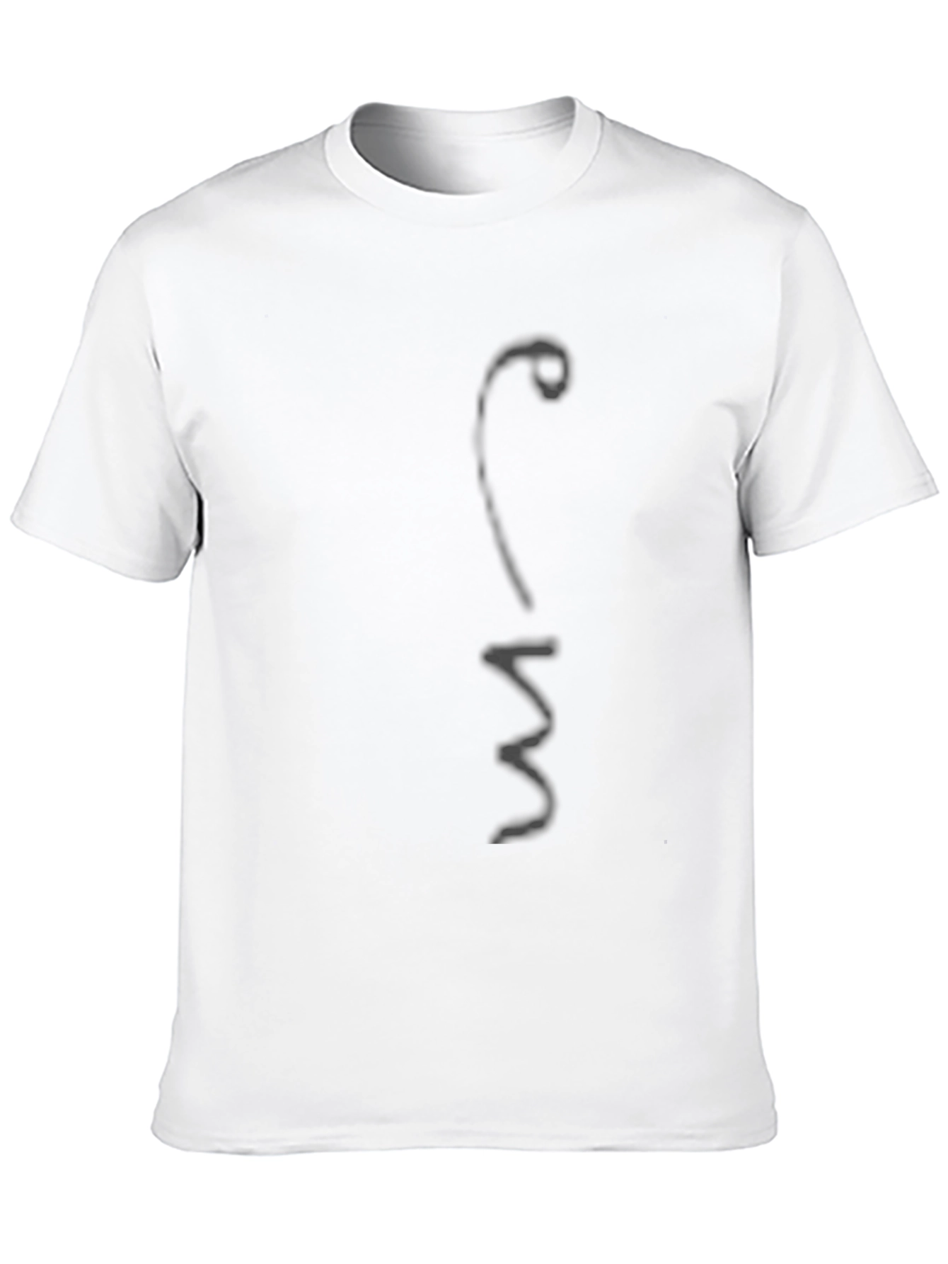 Unique Design Black Tee