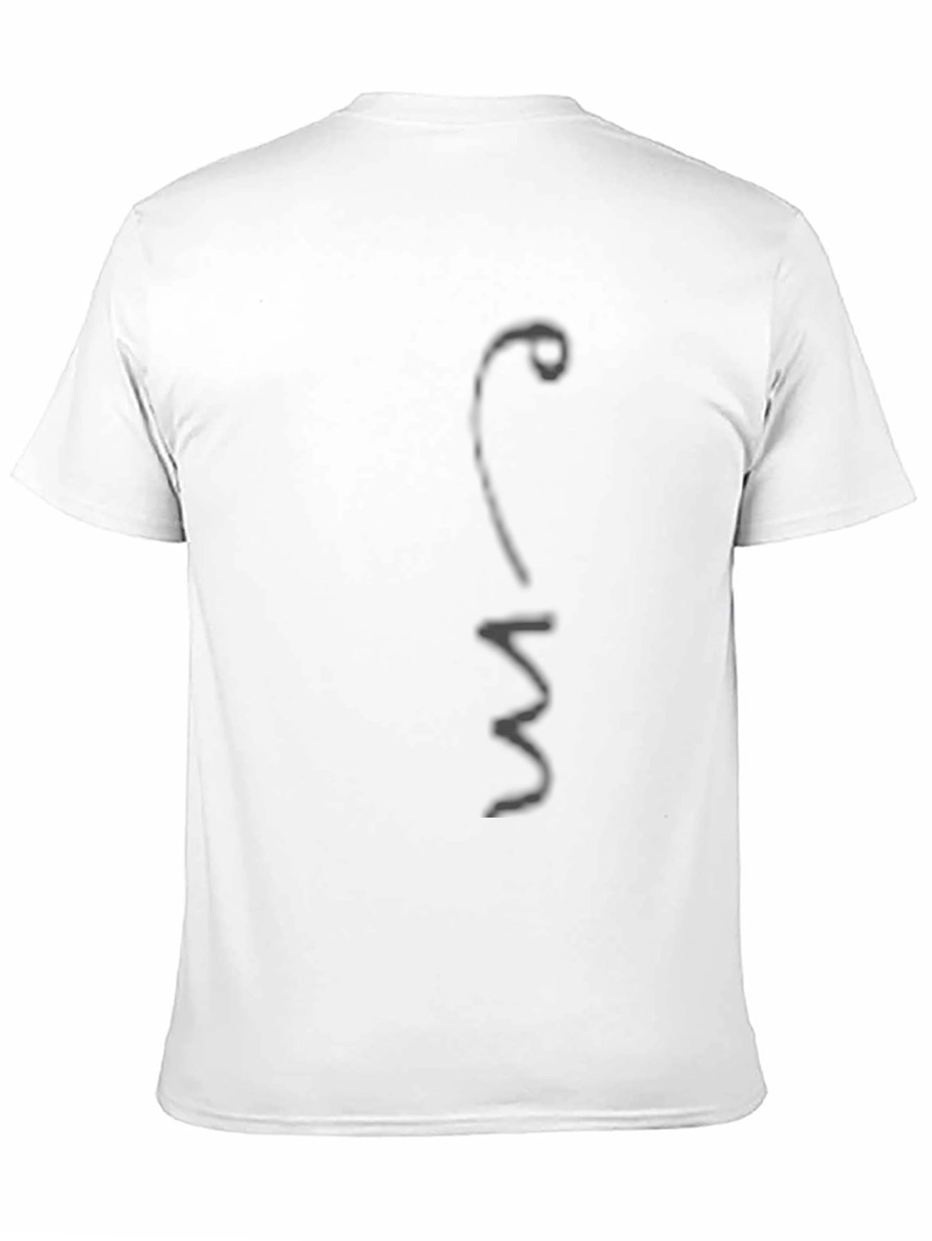 Unique Design Black Tee