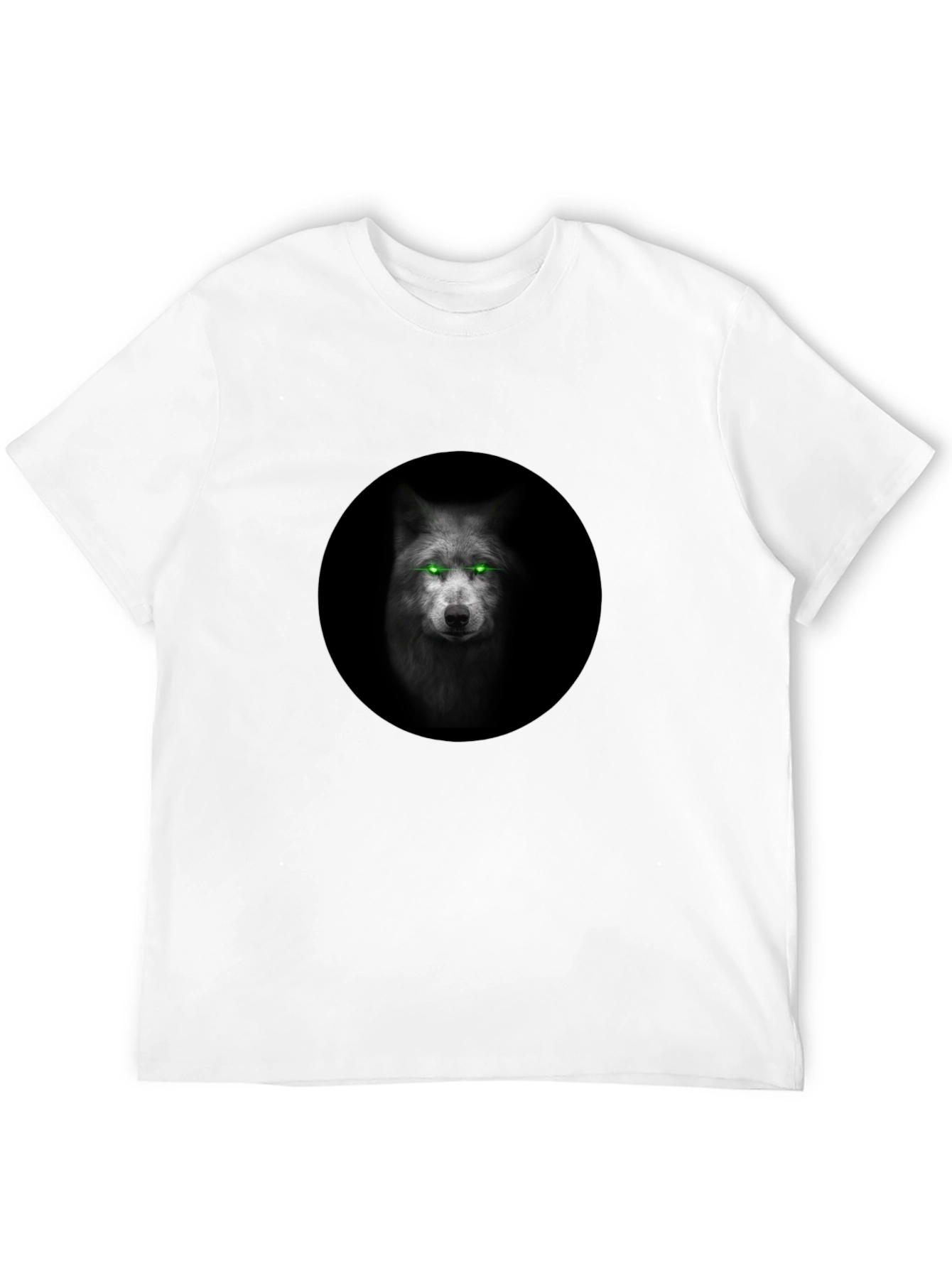Wolf Eyes Graphic Black T-Shirt
