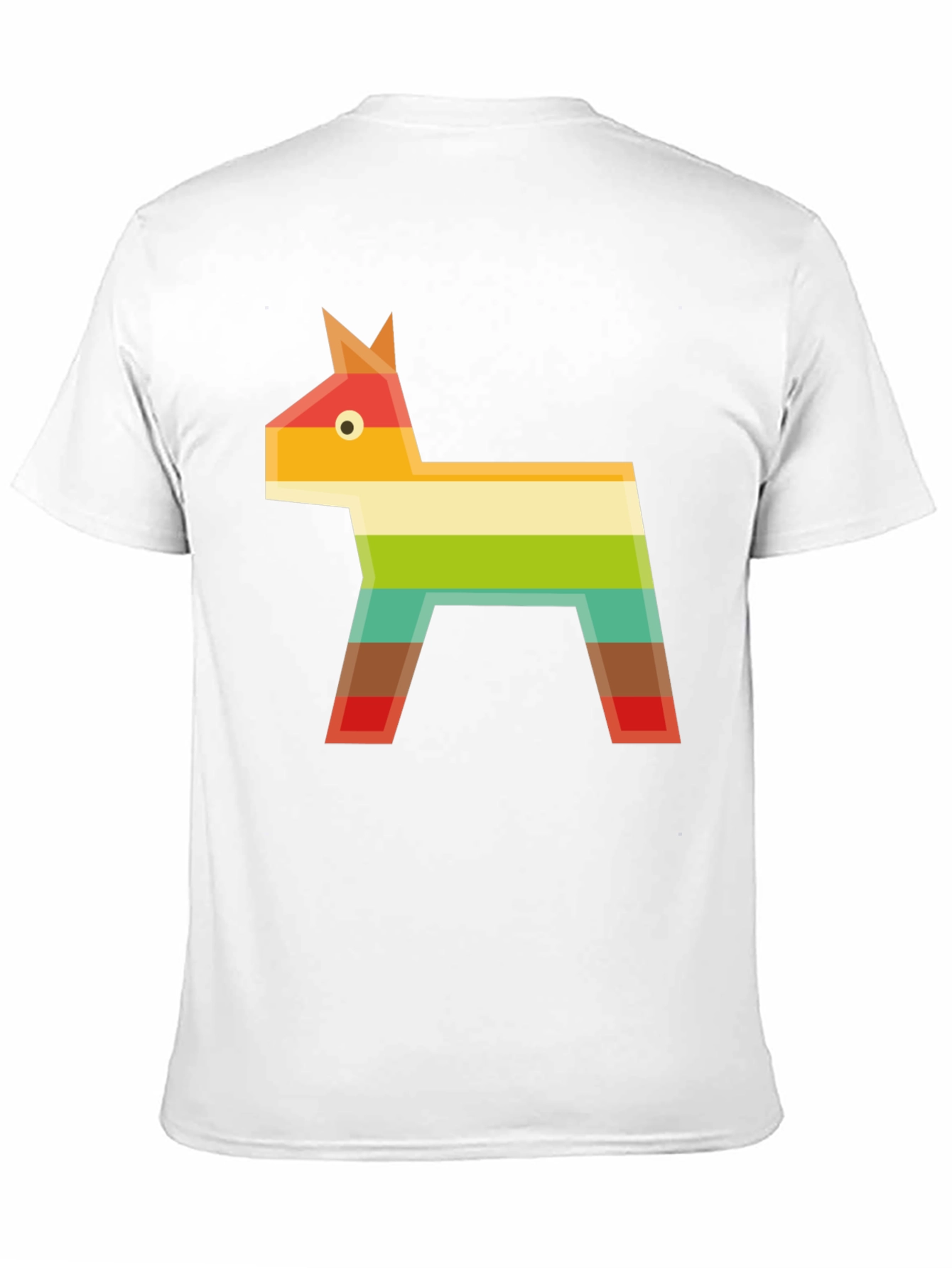 Geometric Piñata Graphic Tee - Black Casual T-Shirt