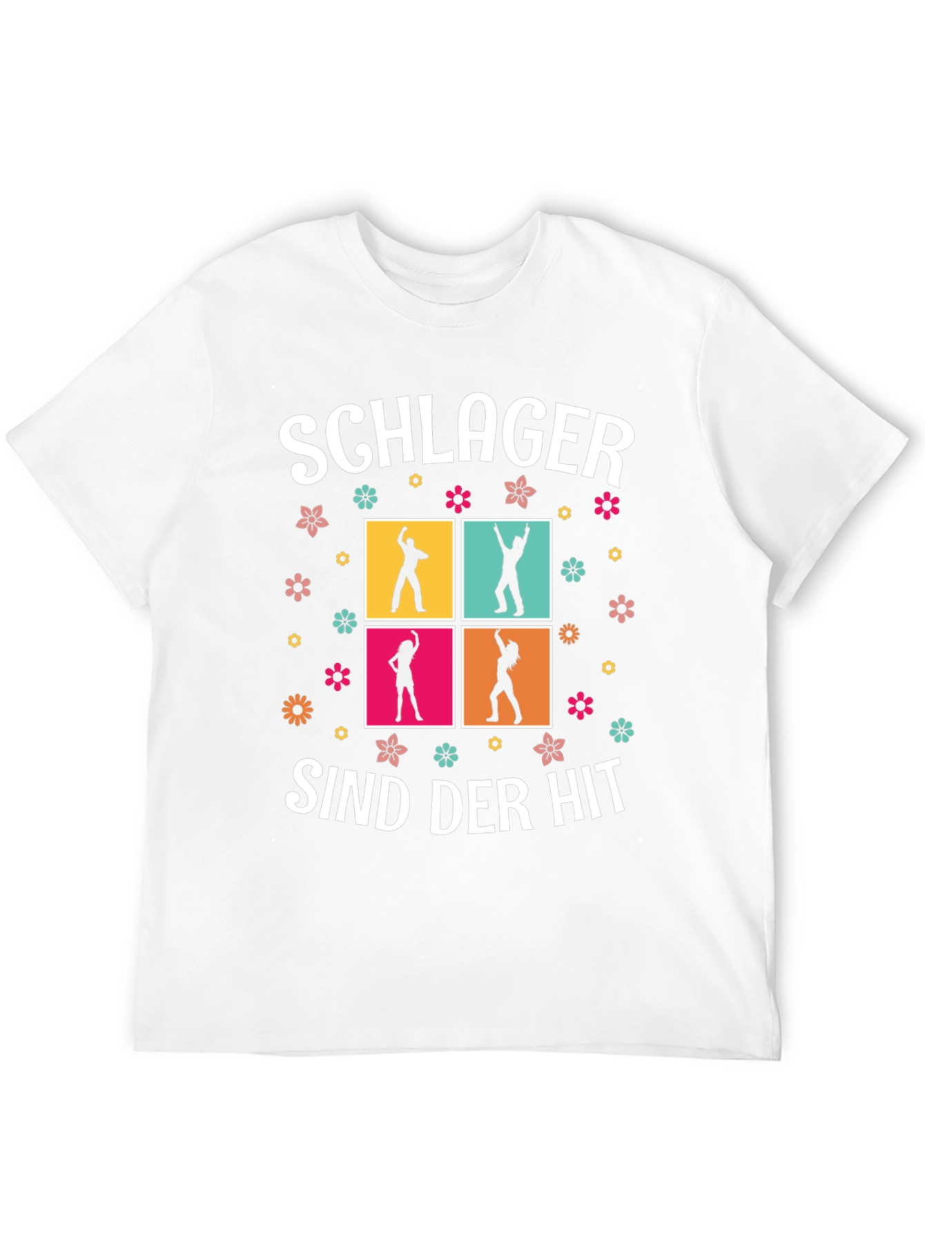 Schlager Sind Der Hit T-Shirt Dancing Silhouettes