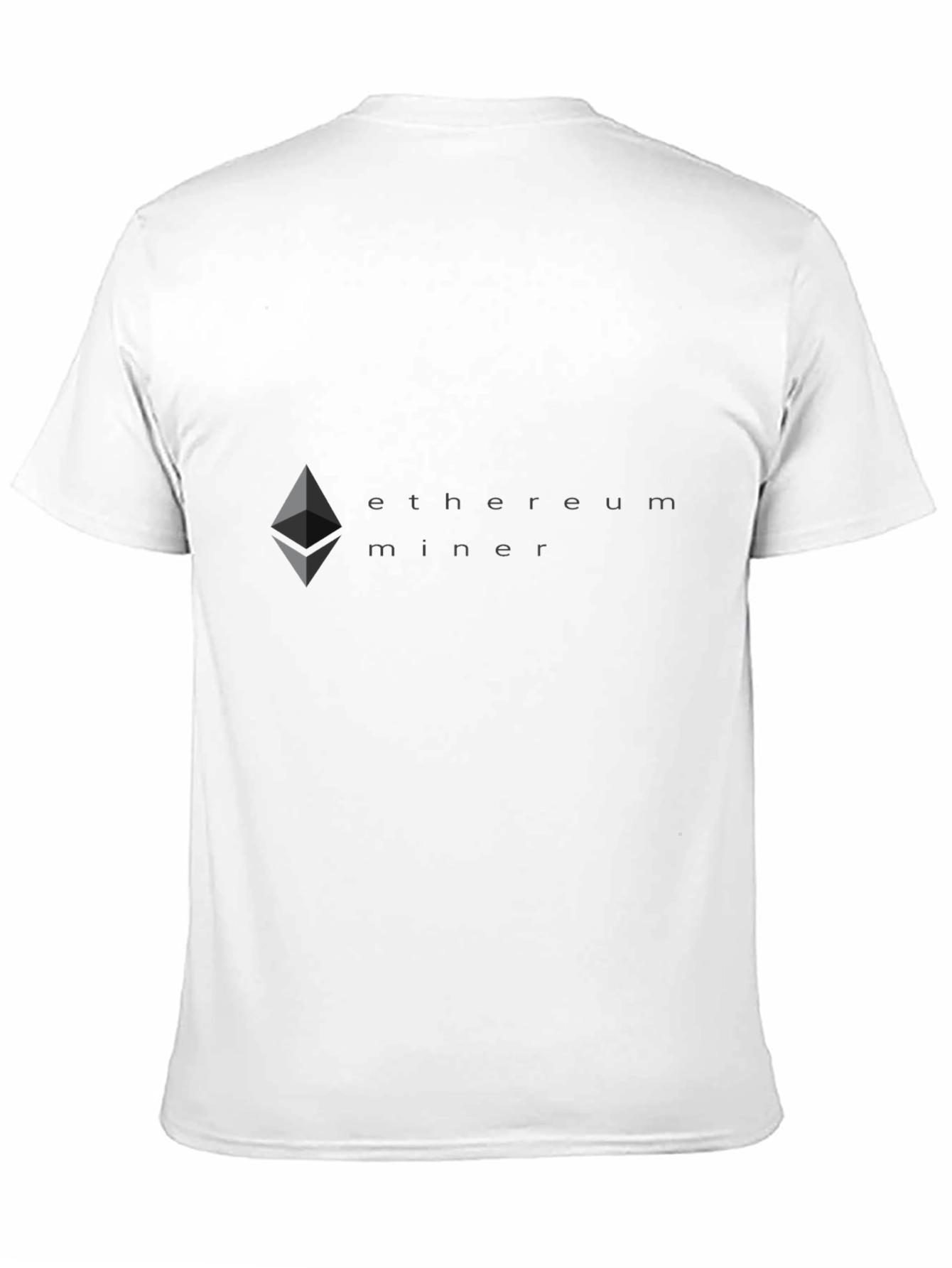 Ethereum Miner Graphic Tee - Crypto Enthusiast Shirt