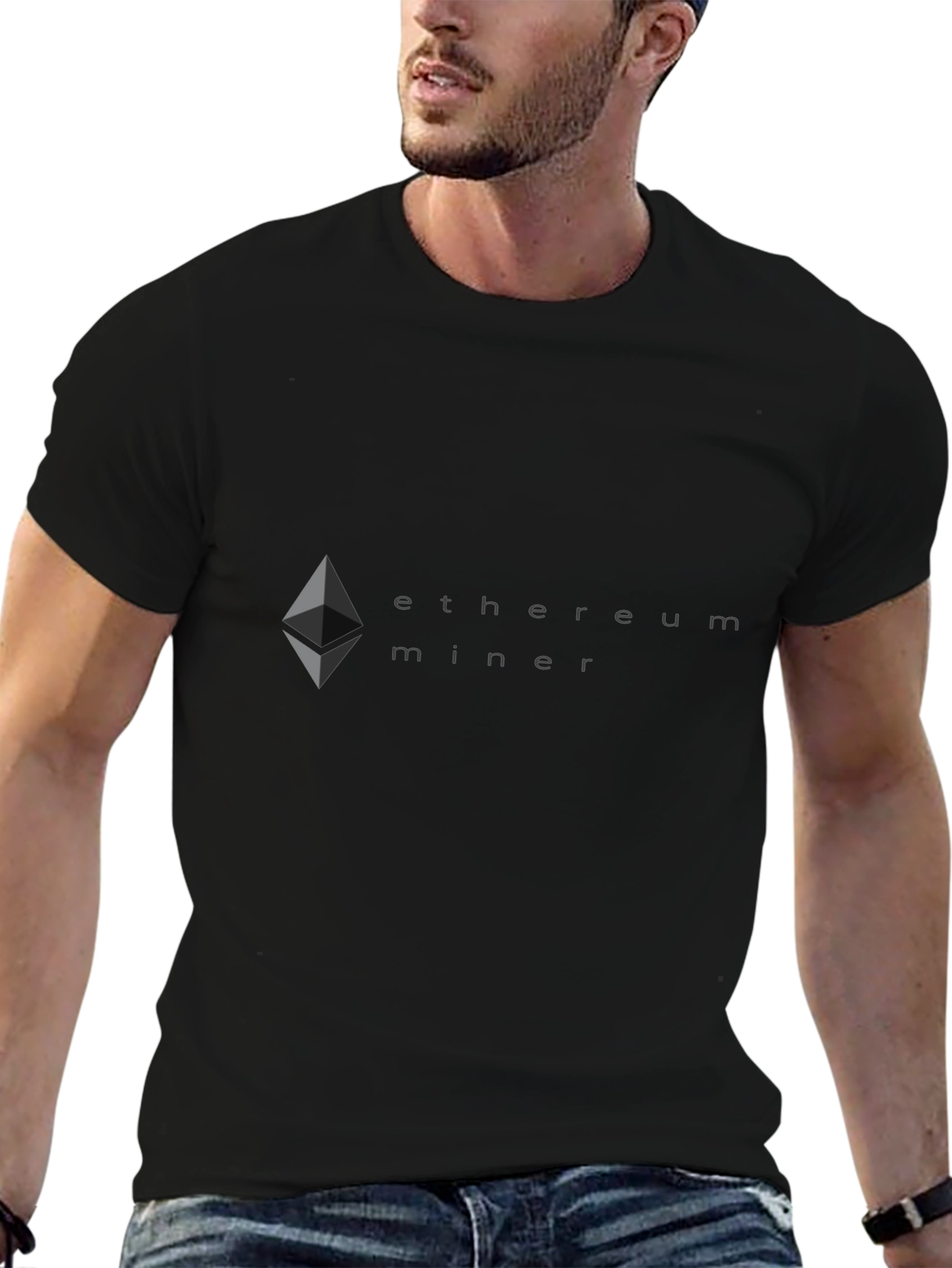 Ethereum Miner Graphic Tee - Crypto Enthusiast Shirt