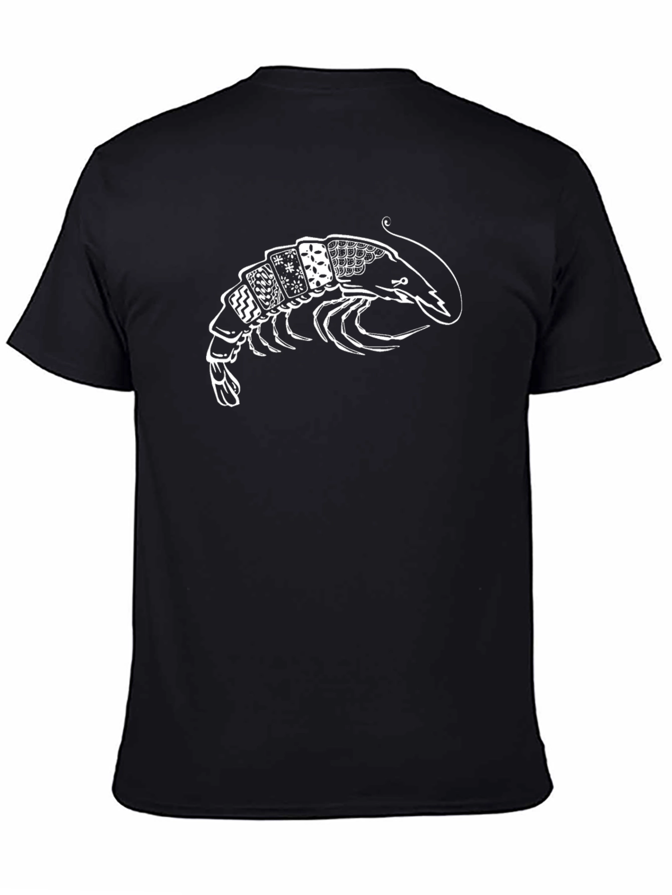 Lobster Card T-Shirt - Black Graphic Tee