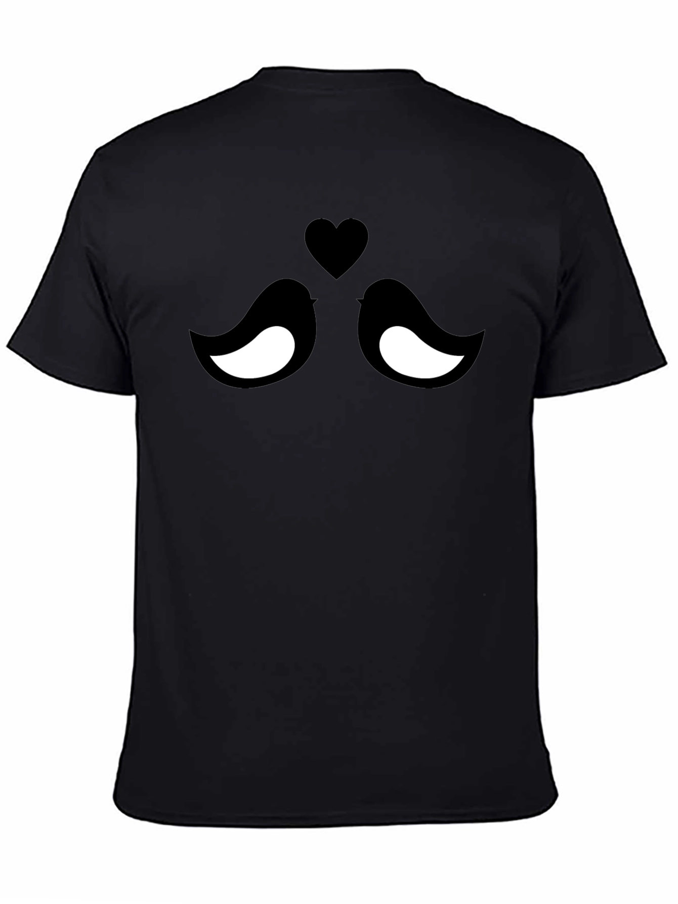 Love Birds Graphic Tee - Black
