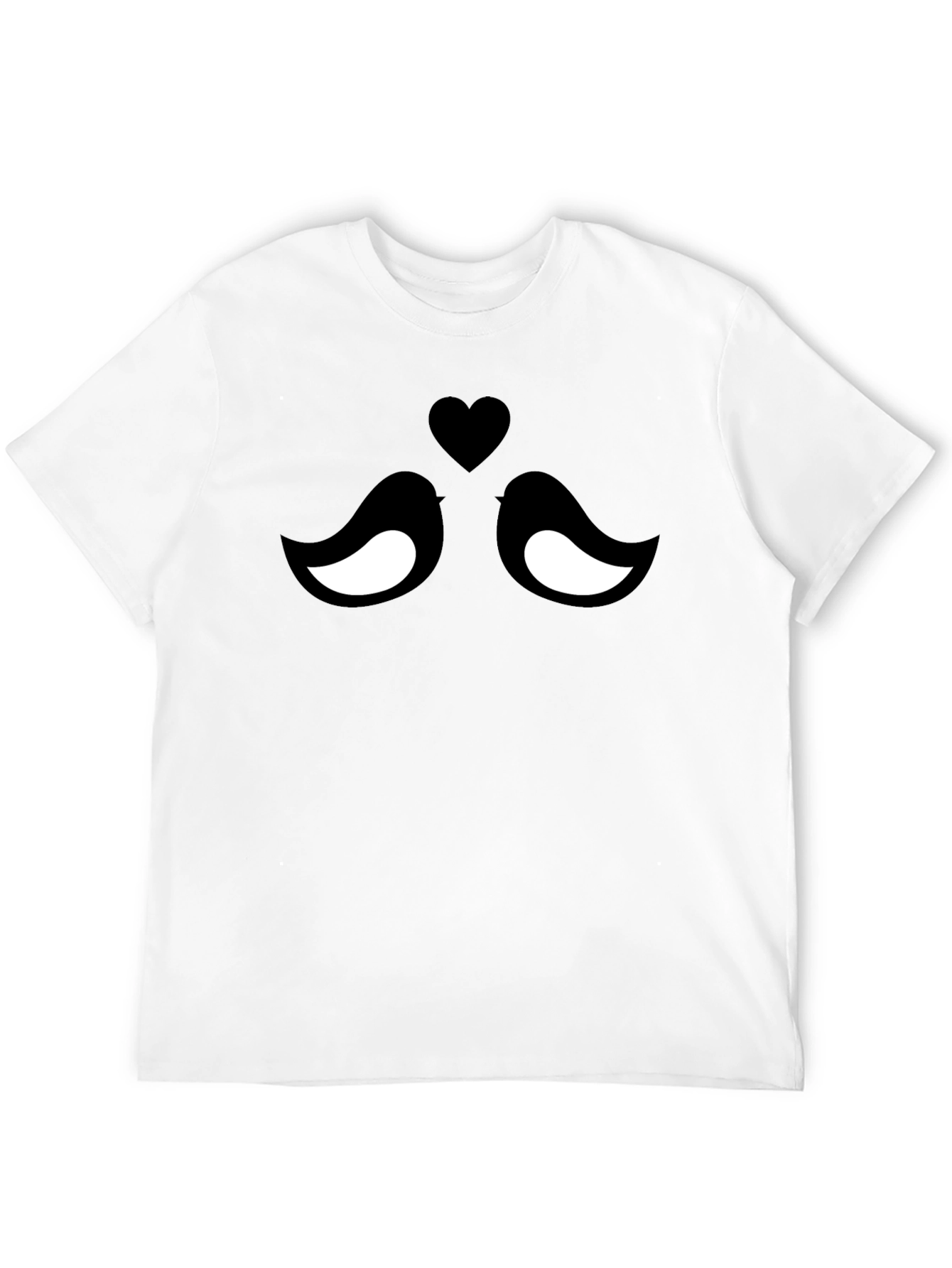 Love Birds Graphic Tee - Black
