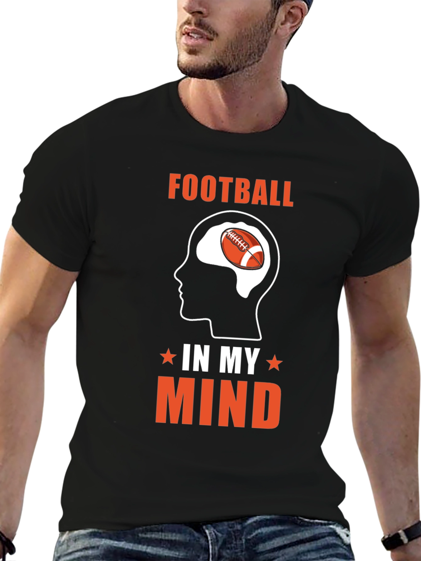 Football On My Mind Graphic Tee