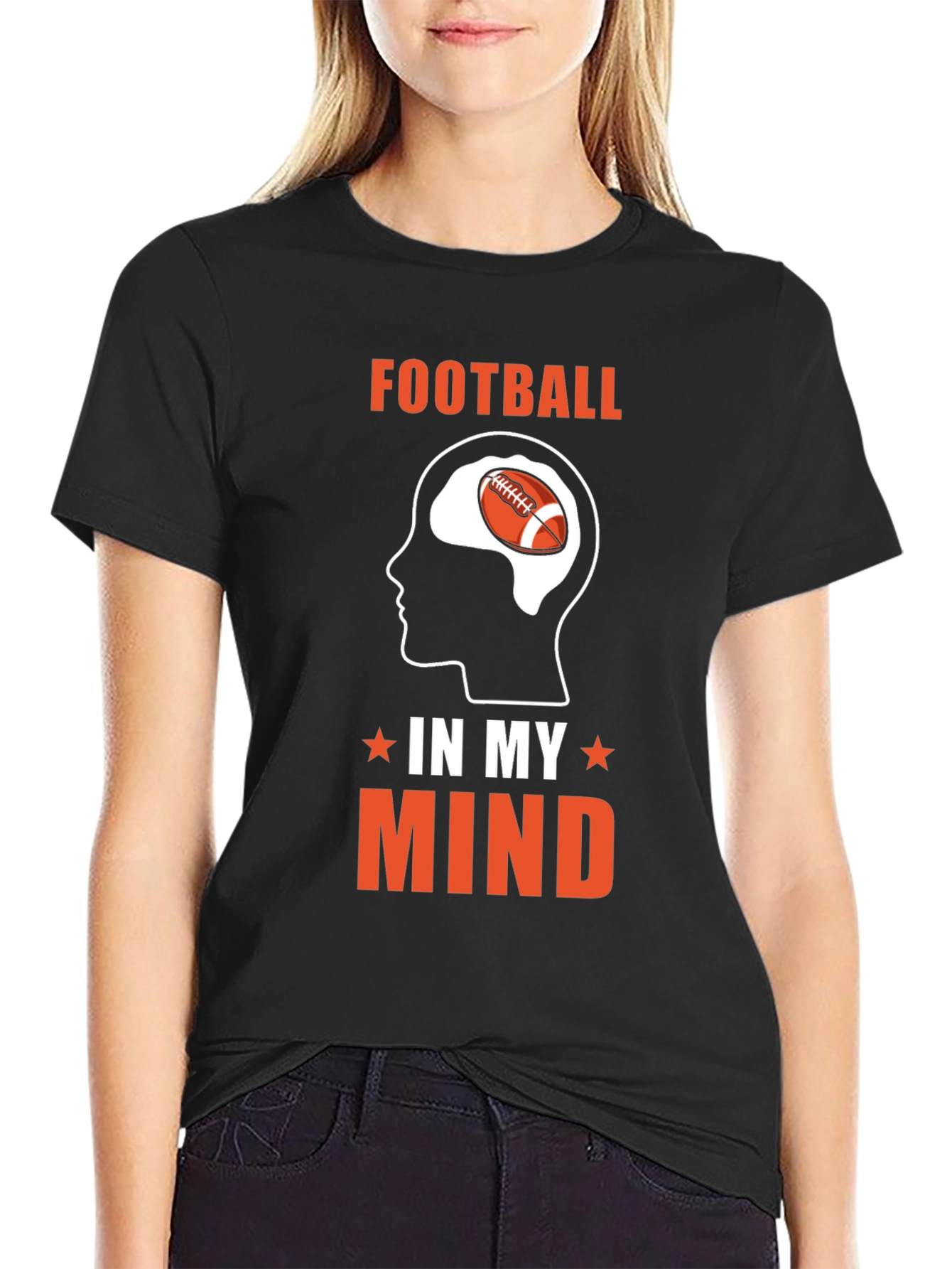 Football On My Mind Graphic Tee