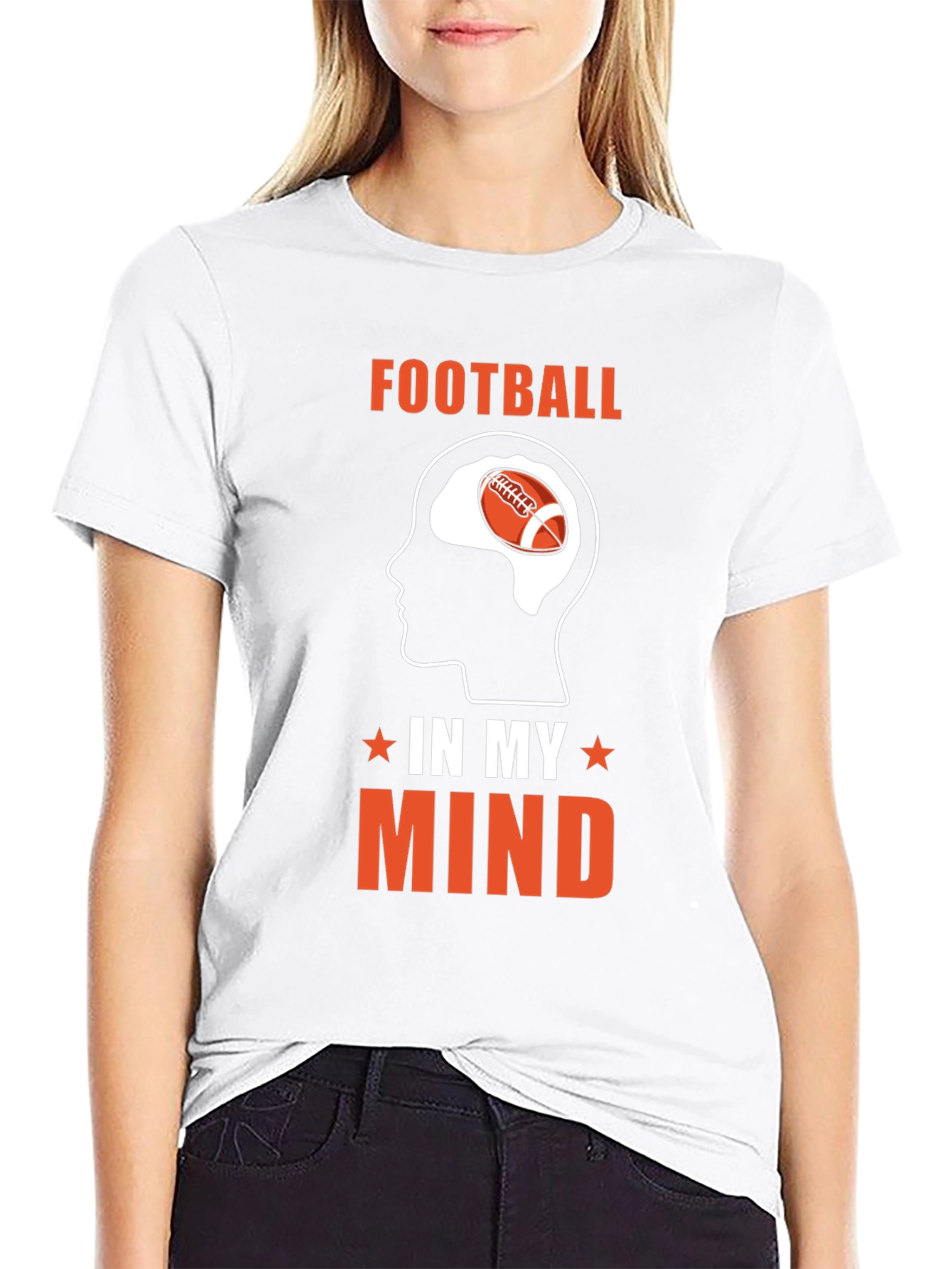 Football On My Mind Graphic Tee