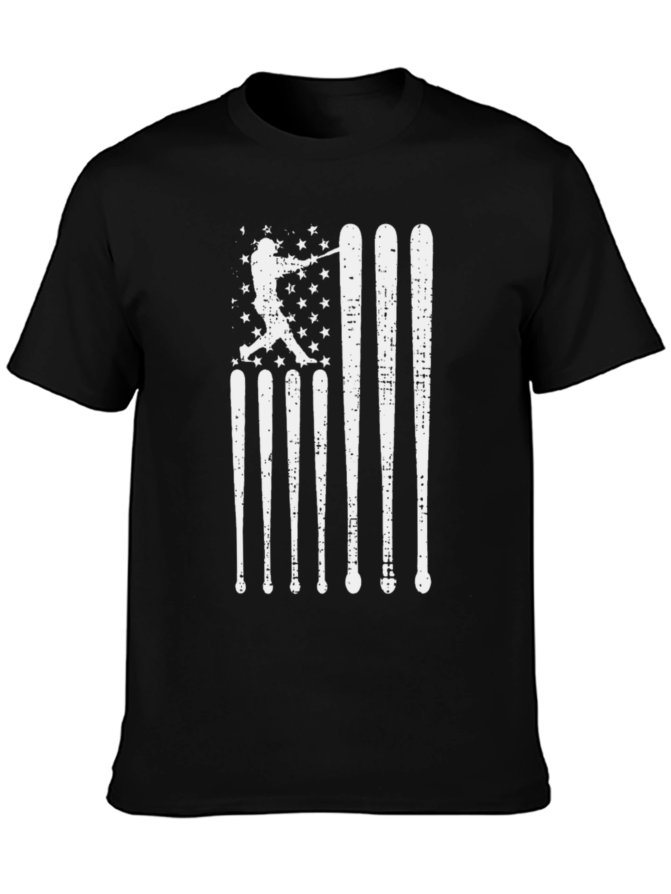 Baseball Flag Graphic T-Shirt