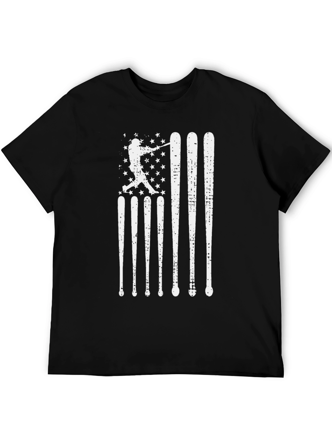 Baseball Flag Graphic T-Shirt