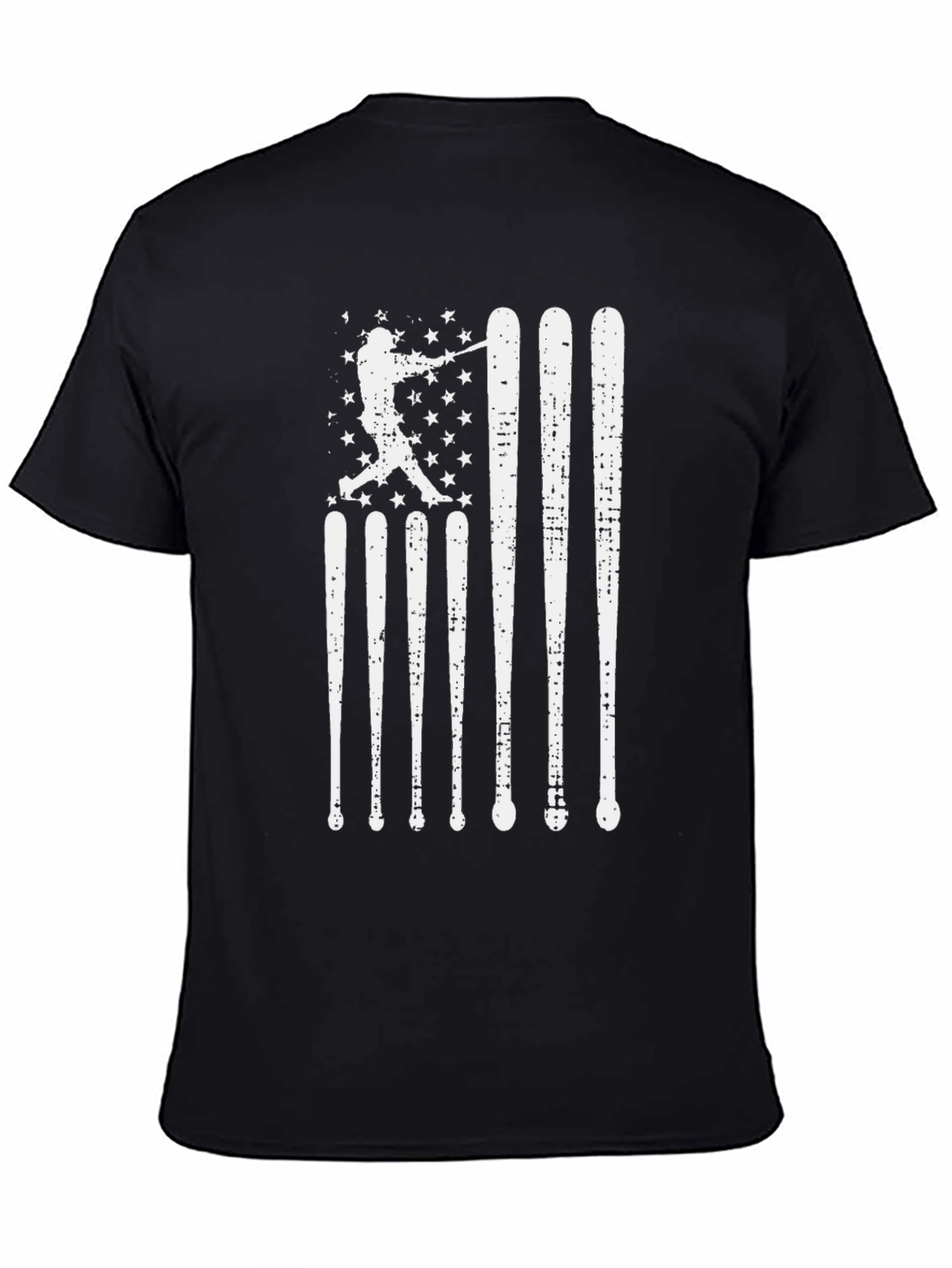 Baseball Flag Graphic T-Shirt