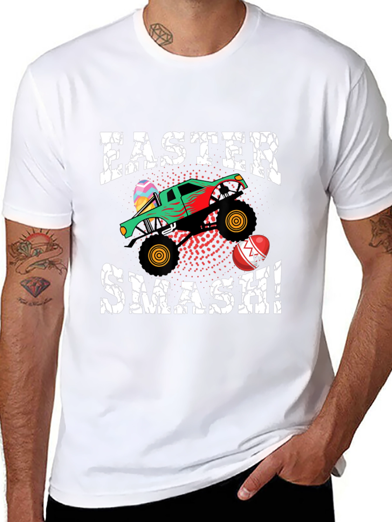 Easter Smash Truck T-Shirt - Holiday Fun