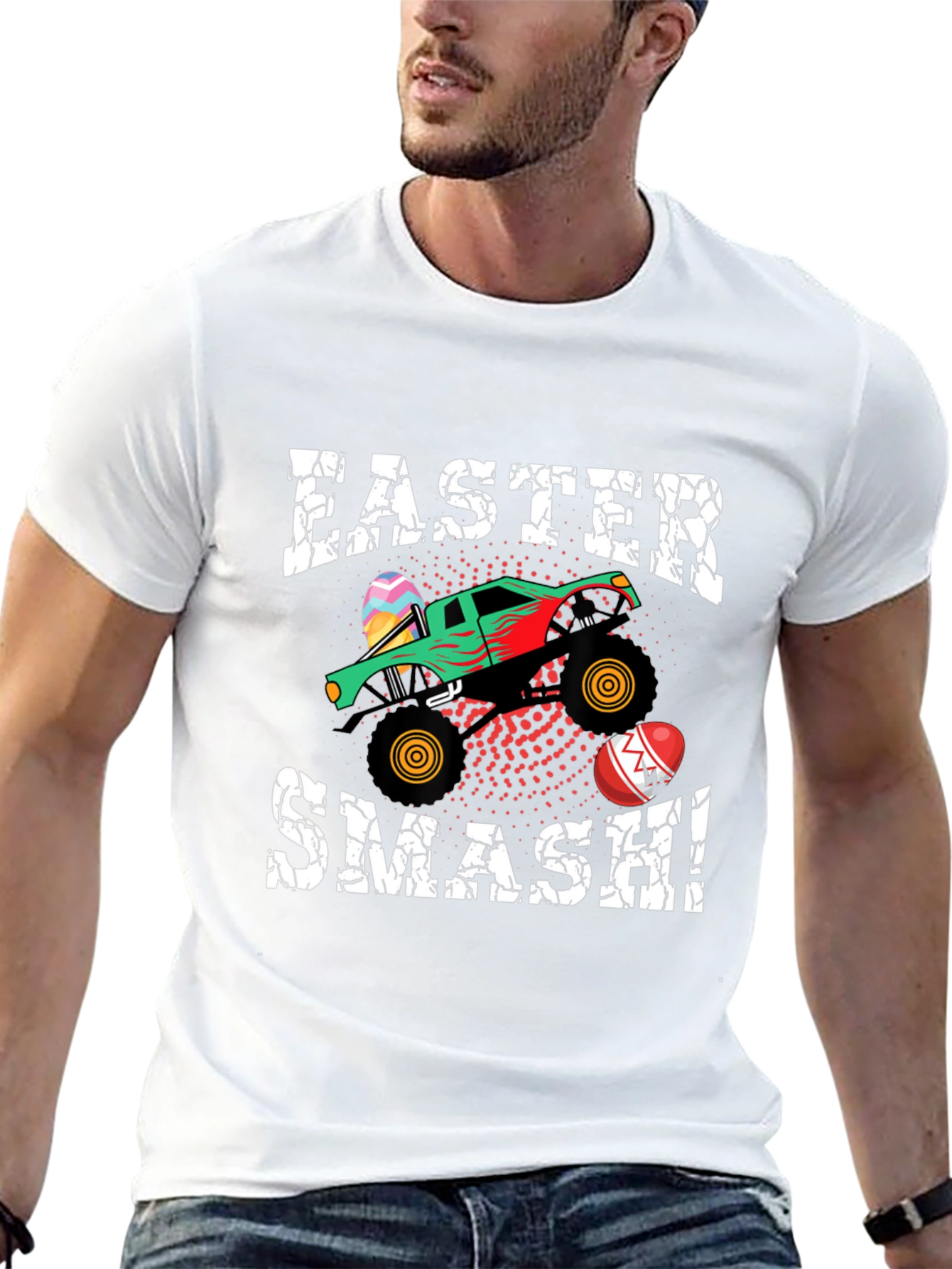 Easter Smash Truck T-Shirt - Holiday Fun
