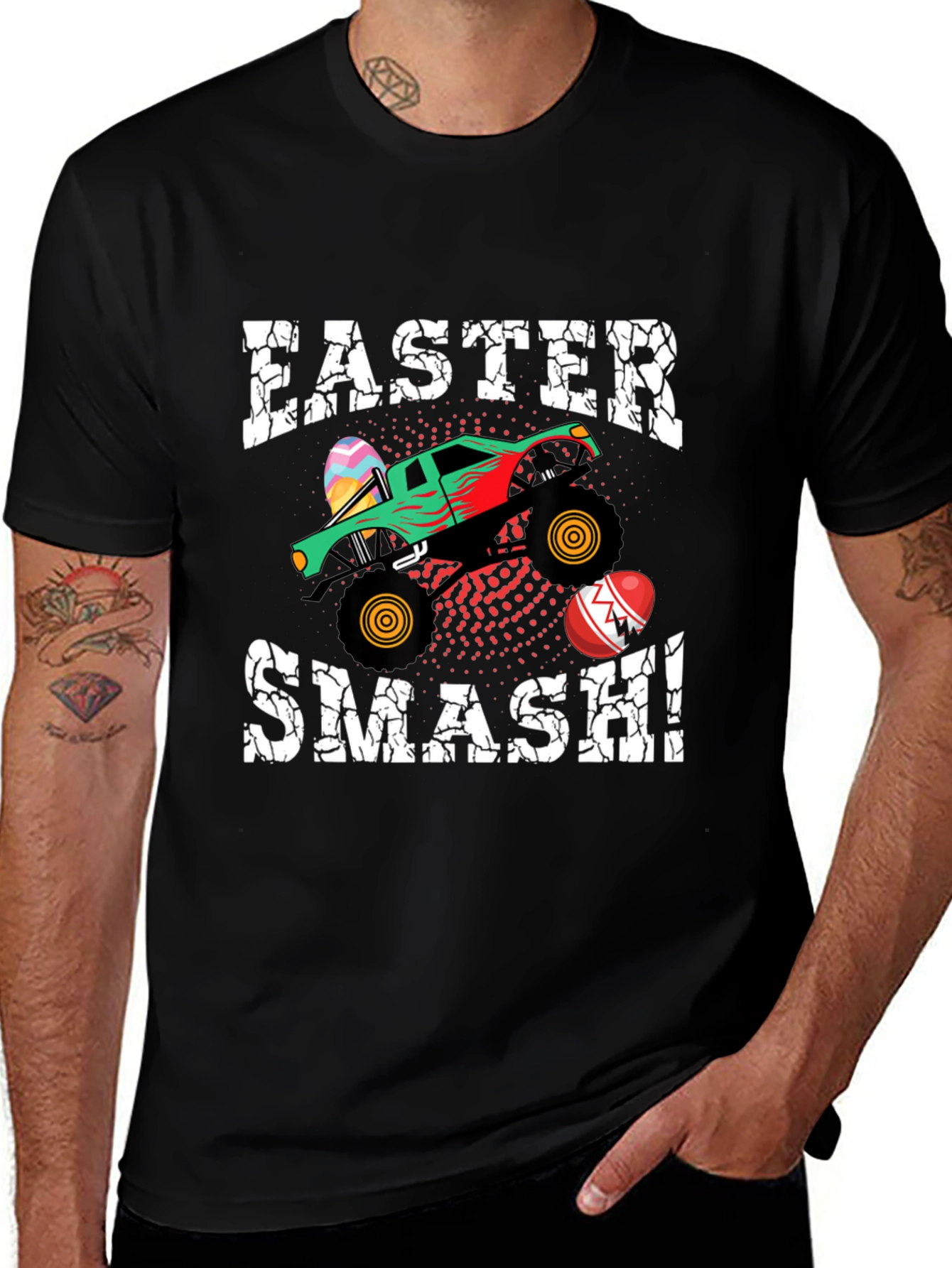 Easter Smash Truck T-Shirt - Holiday Fun