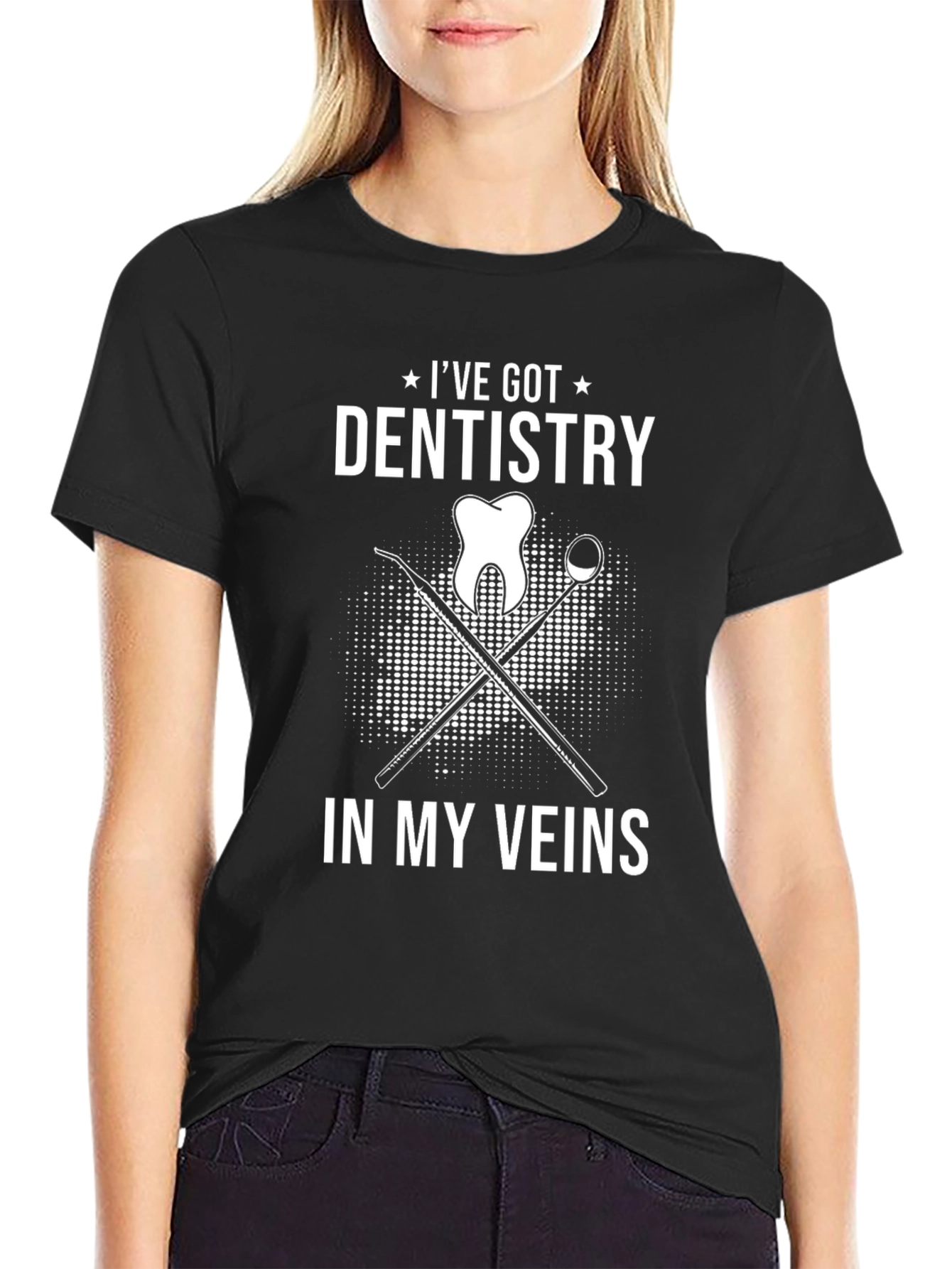 Dentistry in My Veins T-Shirt - Dentist Gift