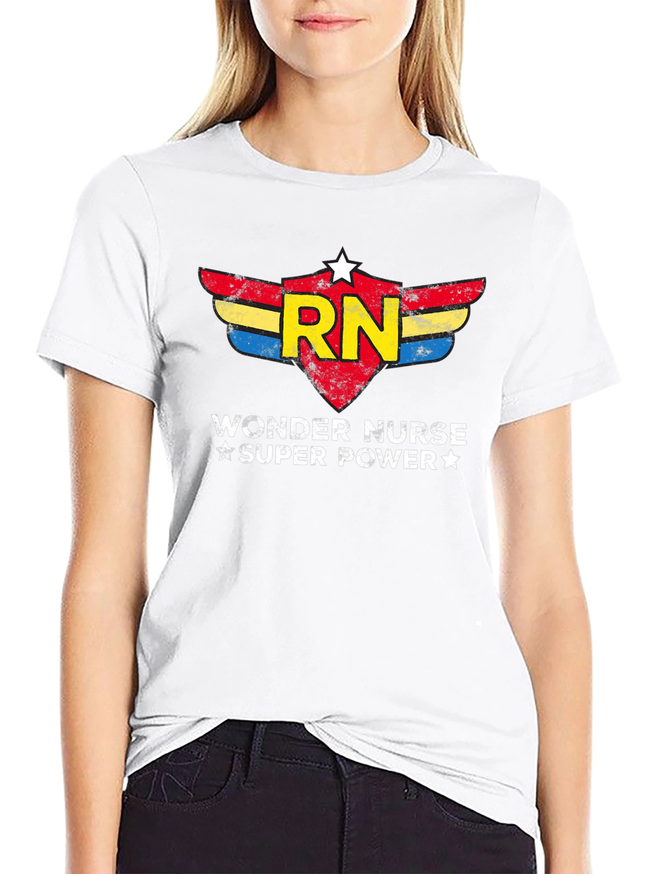 Wonder Nurse RN Super Power T-Shirt