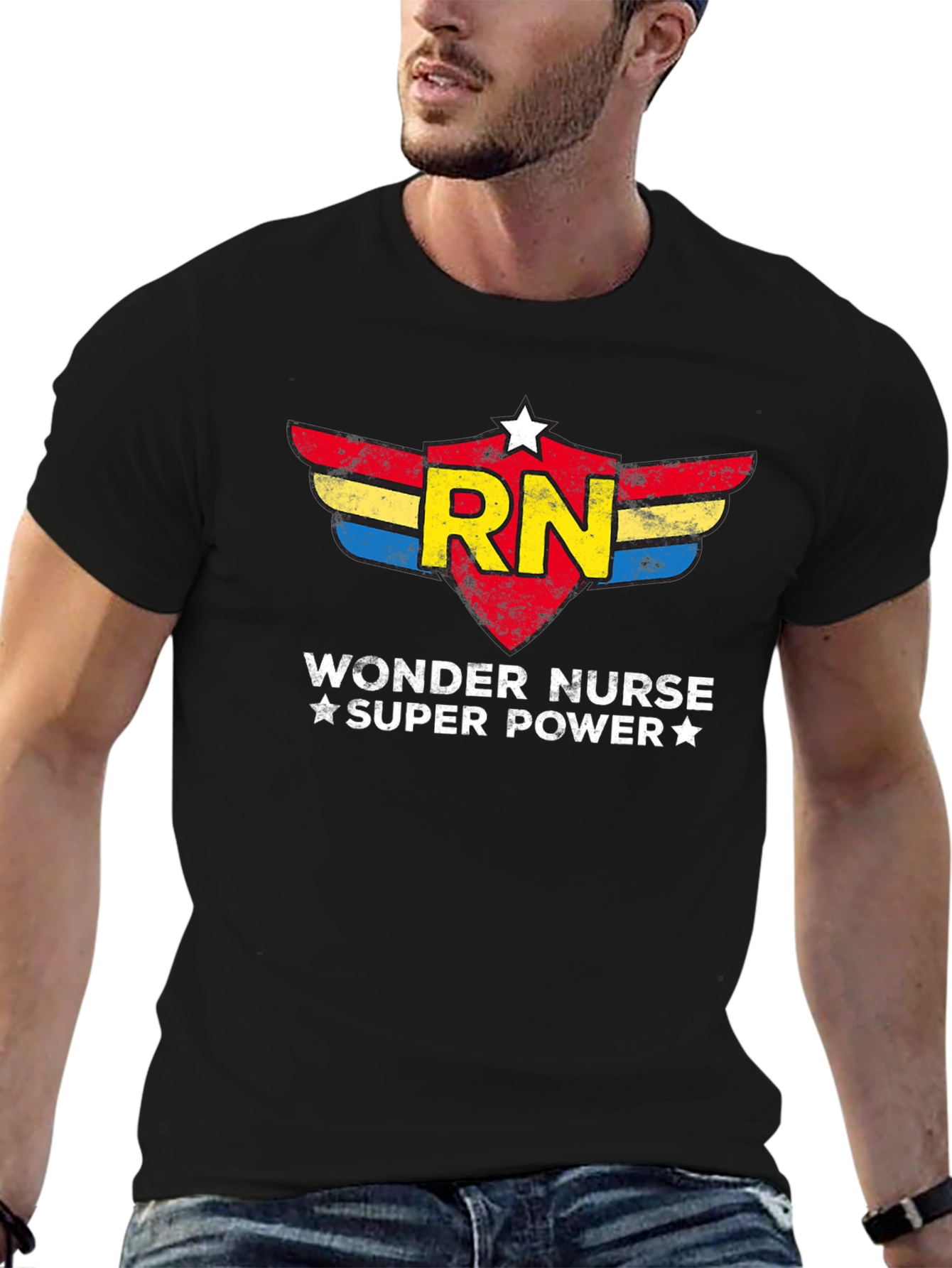 Wonder Nurse RN Super Power T-Shirt
