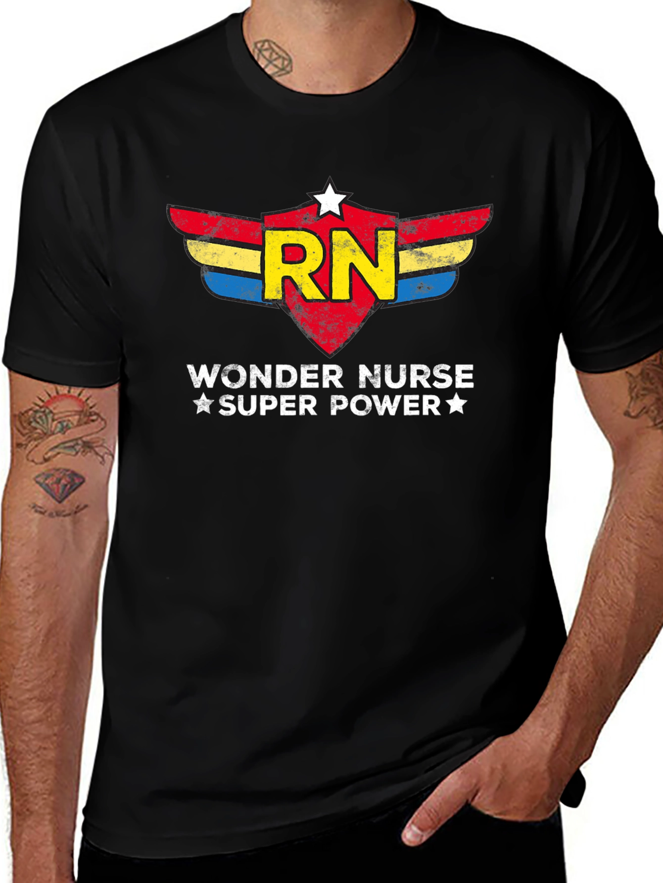 Wonder Nurse RN Super Power T-Shirt
