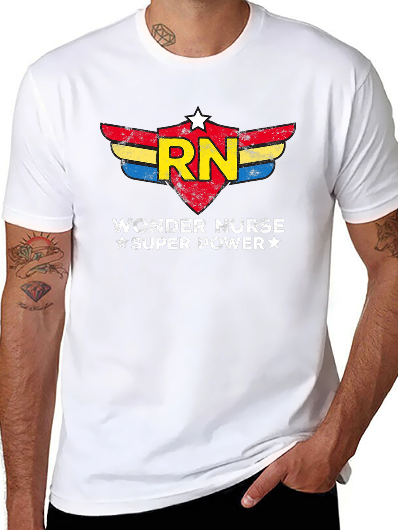 Wonder Nurse RN Super Power T-Shirt