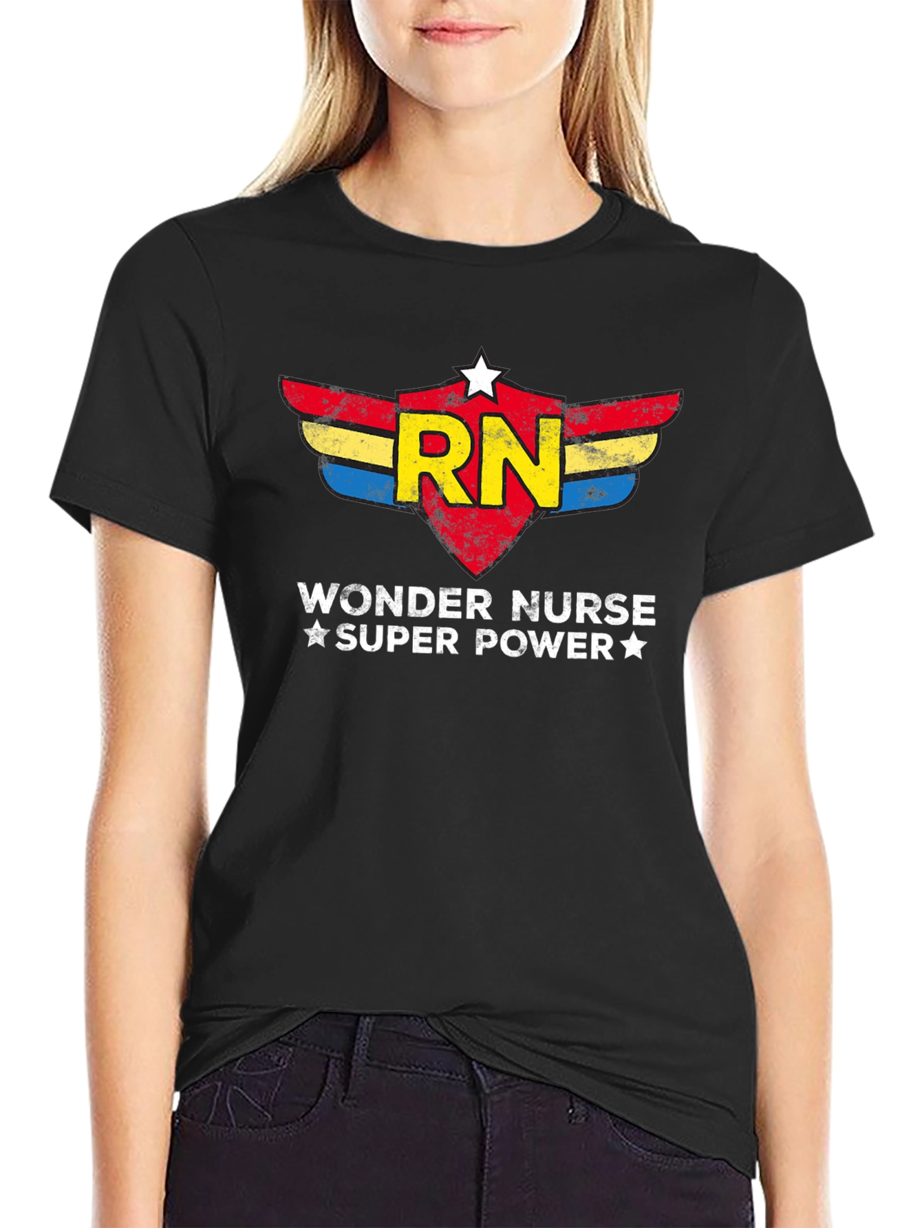 Wonder Nurse RN Super Power T-Shirt