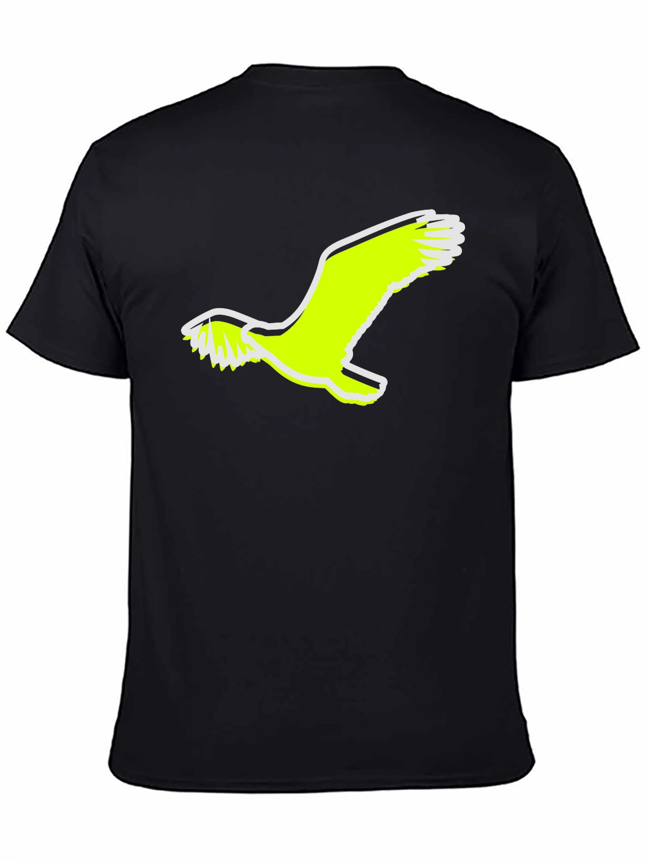 Mens Black Eagle Graphic Tee