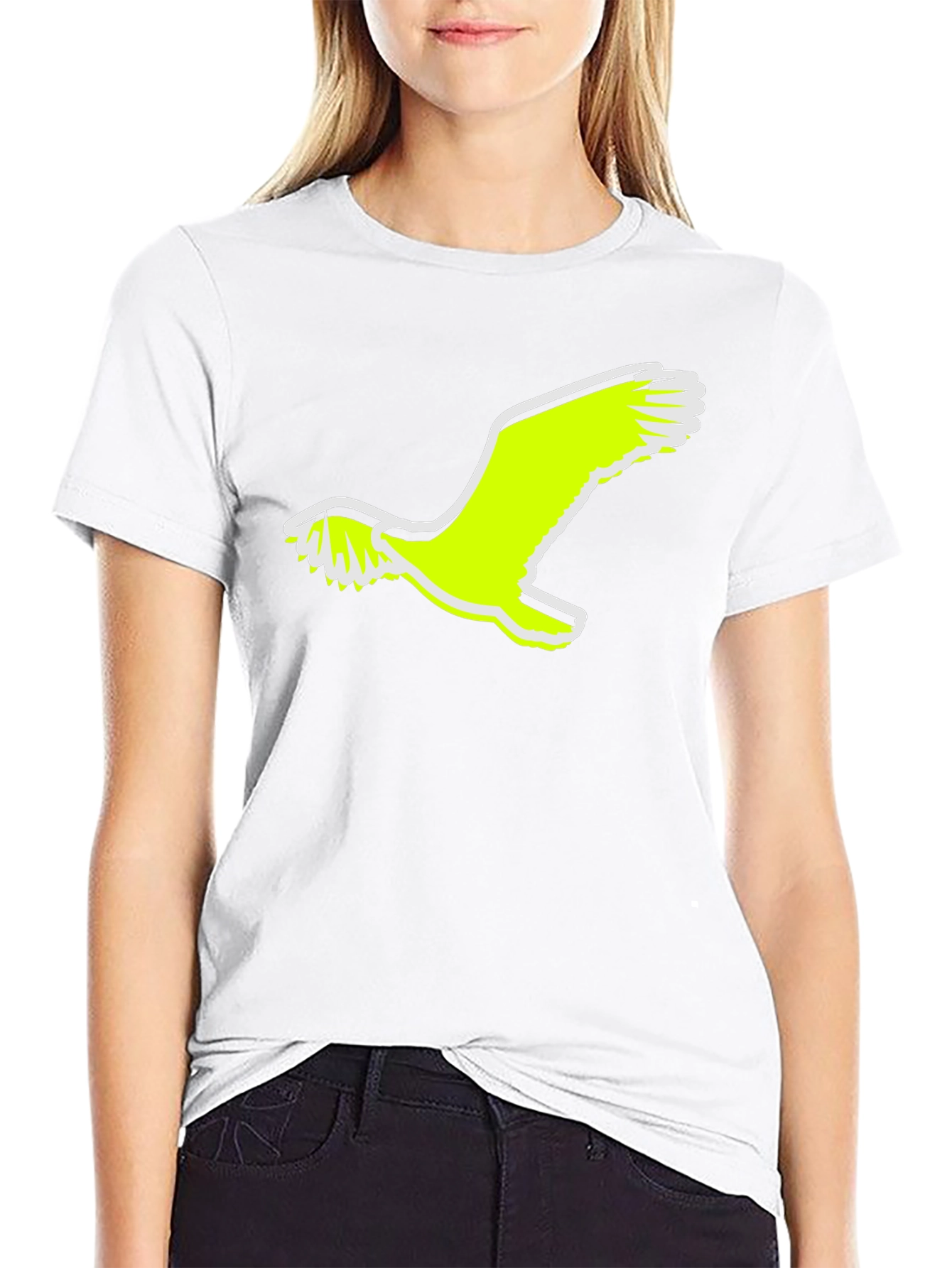 Mens Black Eagle Graphic Tee
