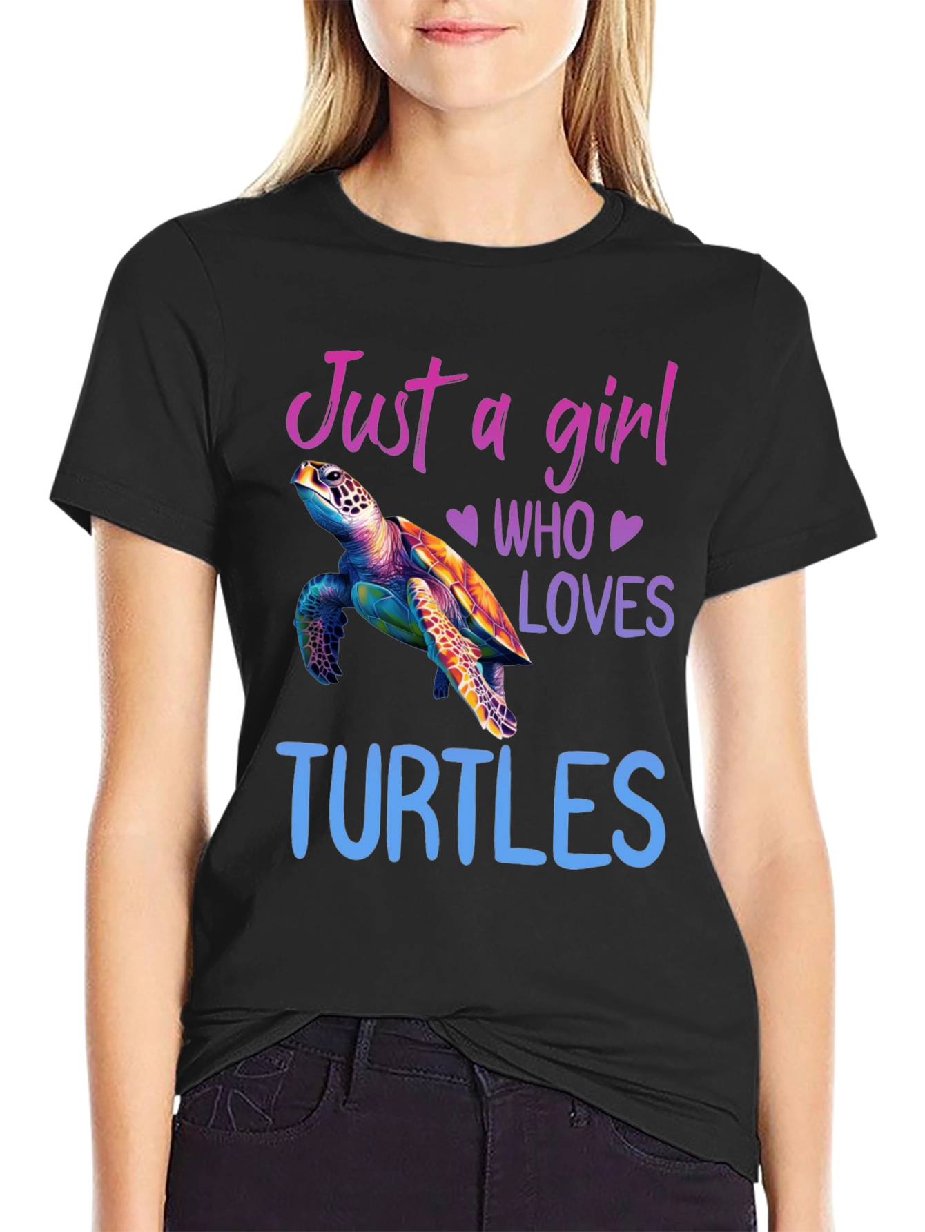 Just A Girl Who Loves Turtles T-Shirt