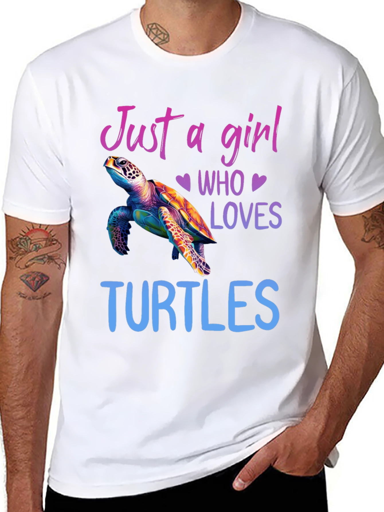 Just A Girl Who Loves Turtles T-Shirt