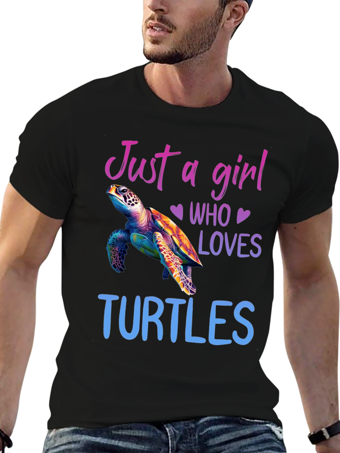 Just A Girl Who Loves Turtles T-Shirt