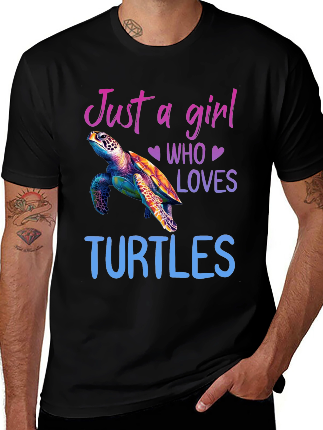 Just A Girl Who Loves Turtles T-Shirt